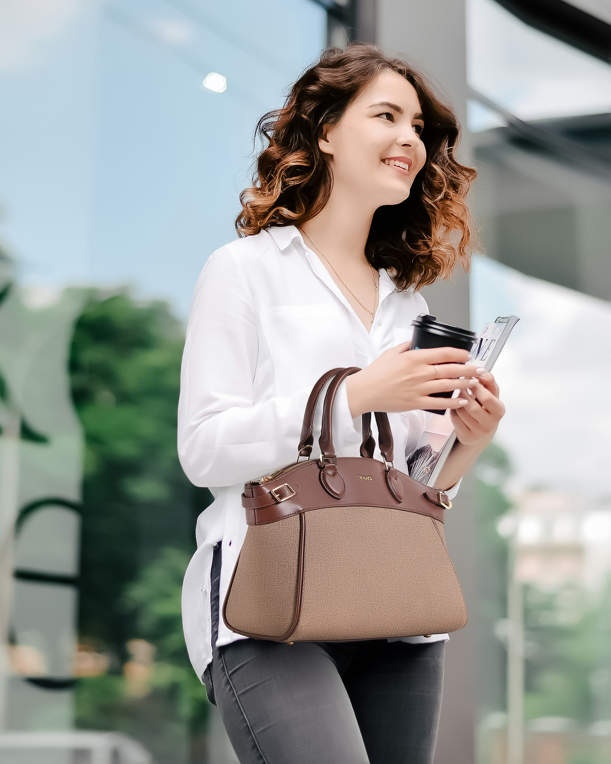 Image of Exotic Women Brown Messenger Bag