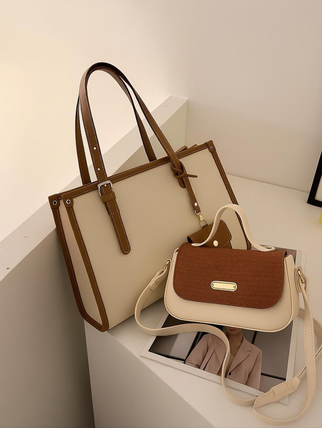 s.p. pearls Women Tan Tote
