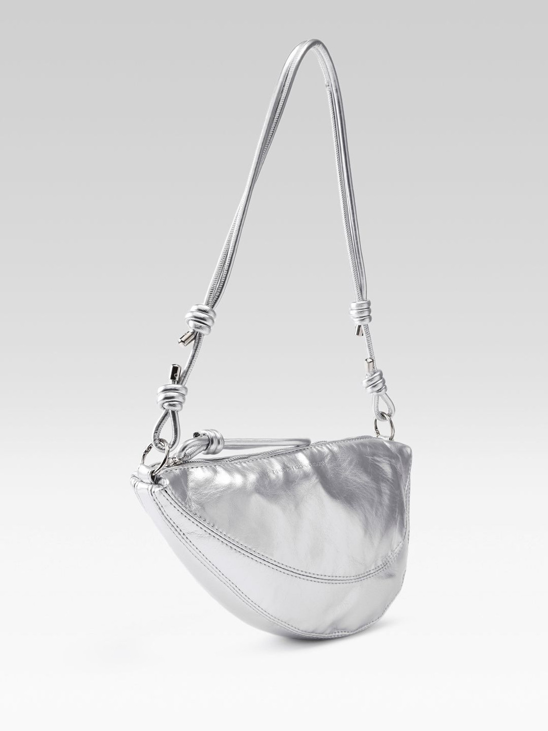 Image of French Connection Women Silver Shoulder Bag