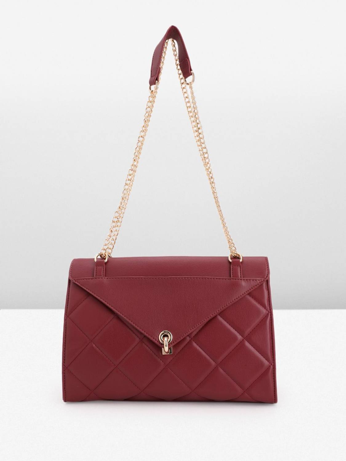 bebe Women Maroon Shoulder Bag