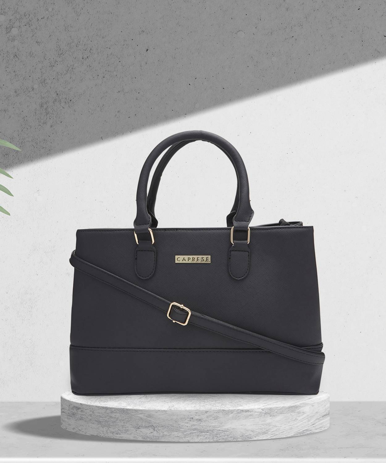Caprese Women Black Satchel