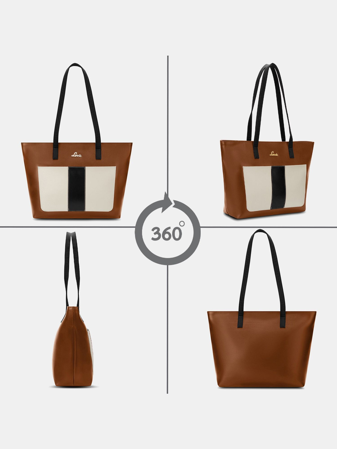 Image of LAVIE Women Tan Tote
