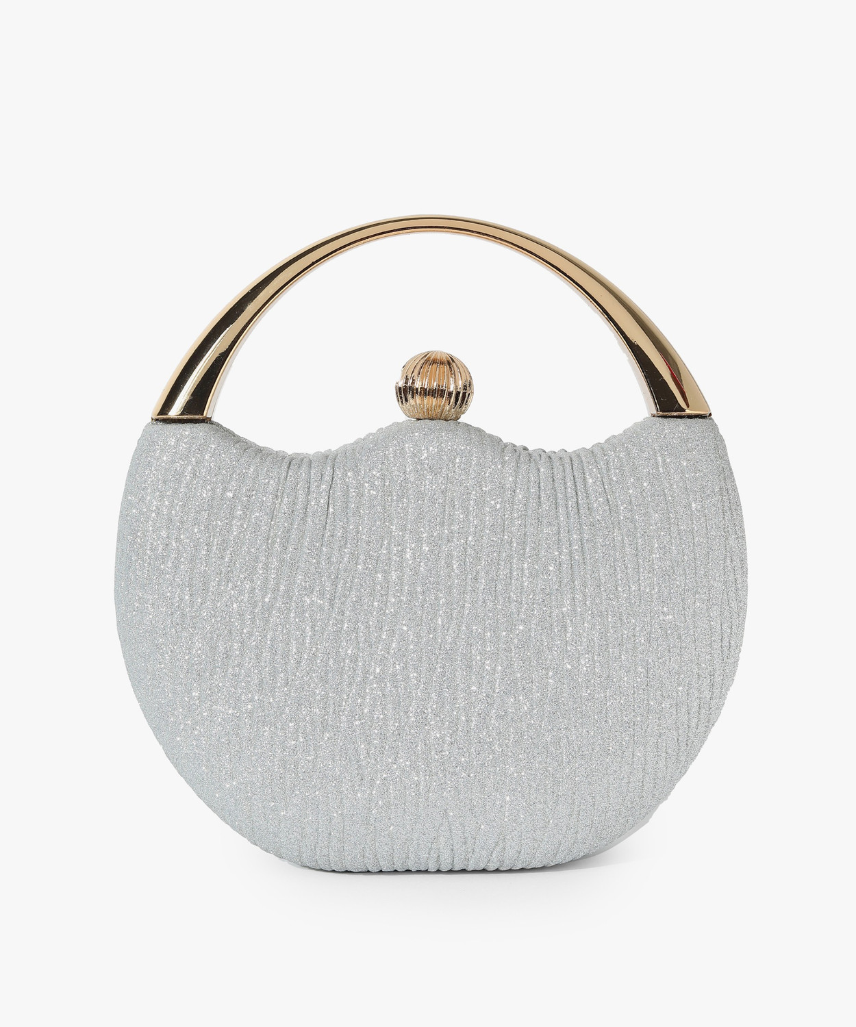 Image of Haute Sauce Women Silver Handbag