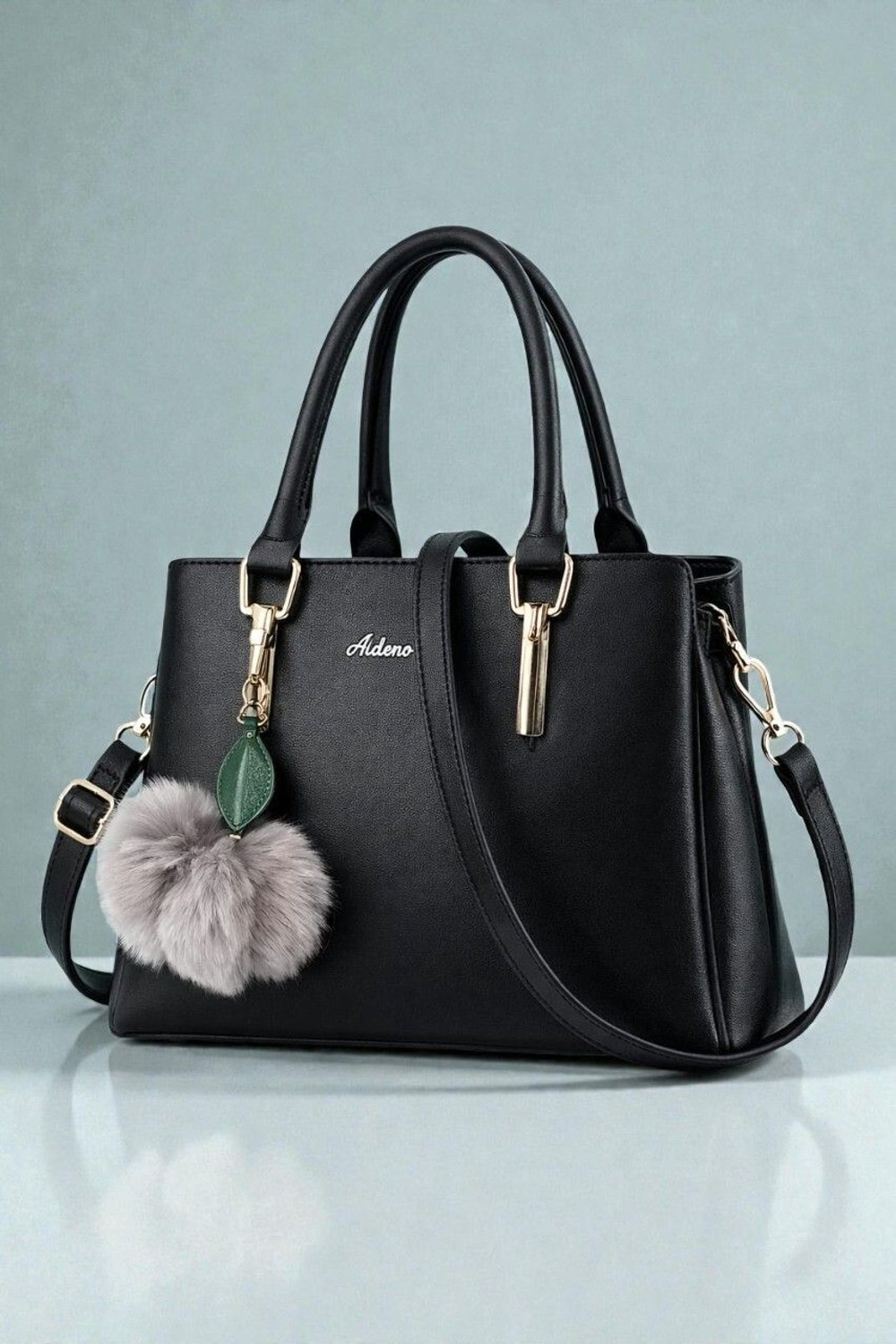 Image of KGN FASHION Black Tote Premium Grace Collection