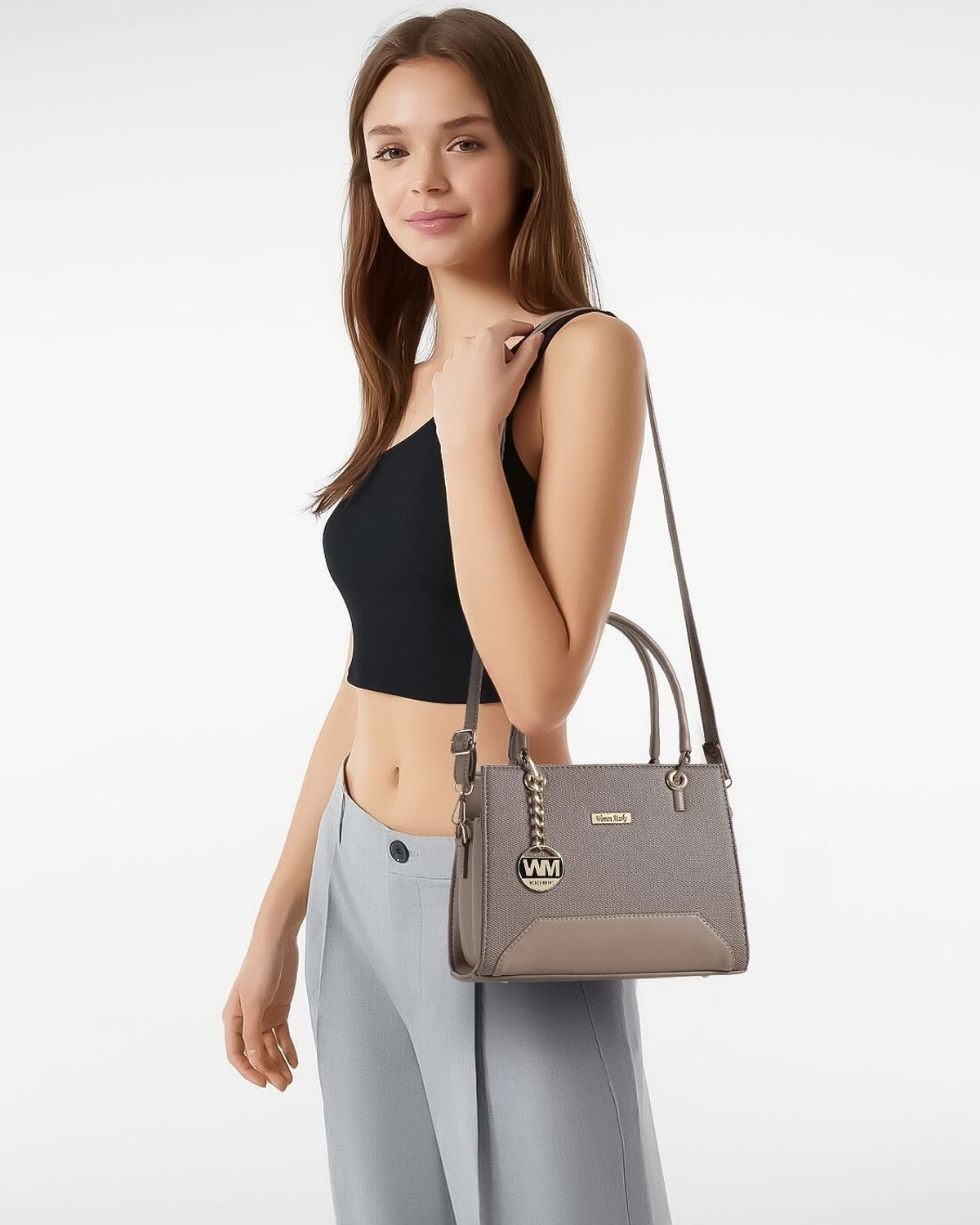 Image of Women Marks Women Khaki Hand-held Bag