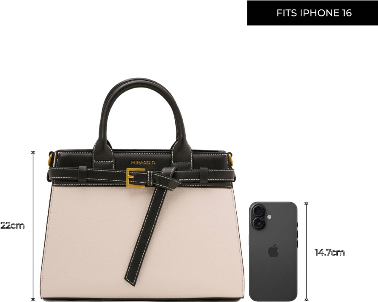 Miraggio Women White Satchel - Image 4