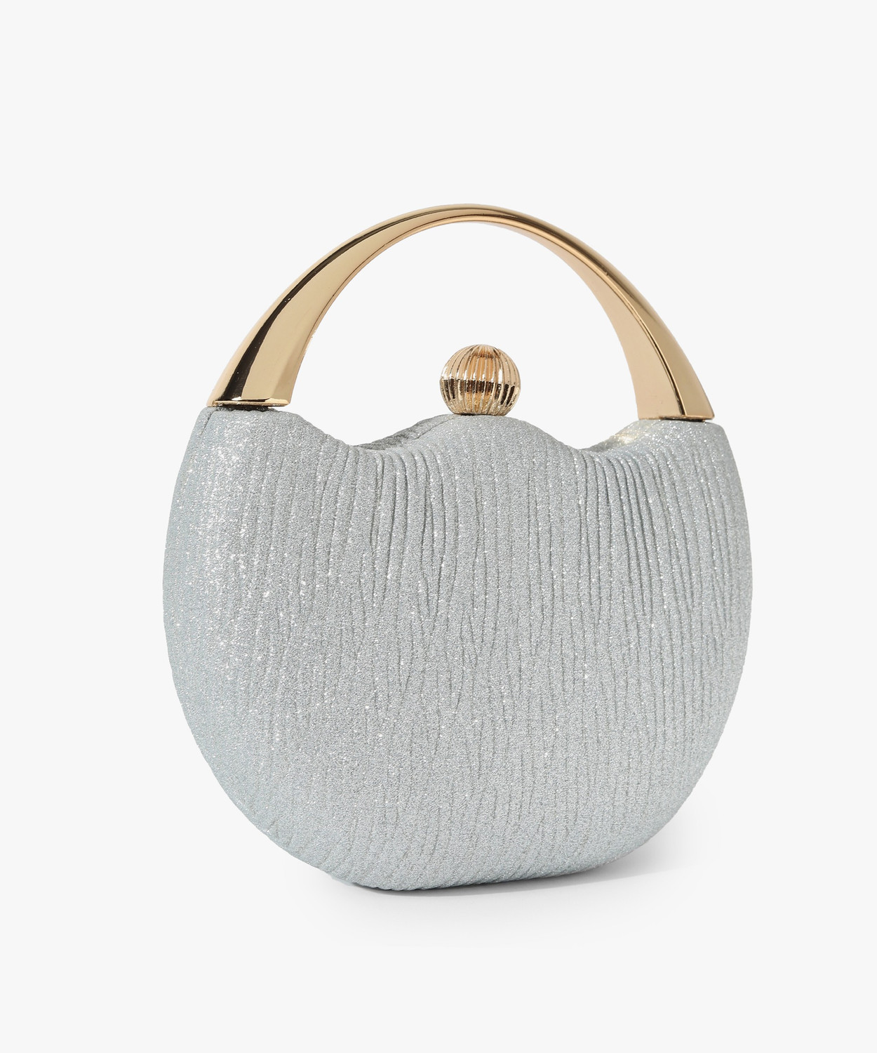 Image of Haute Sauce Women Silver Handbag