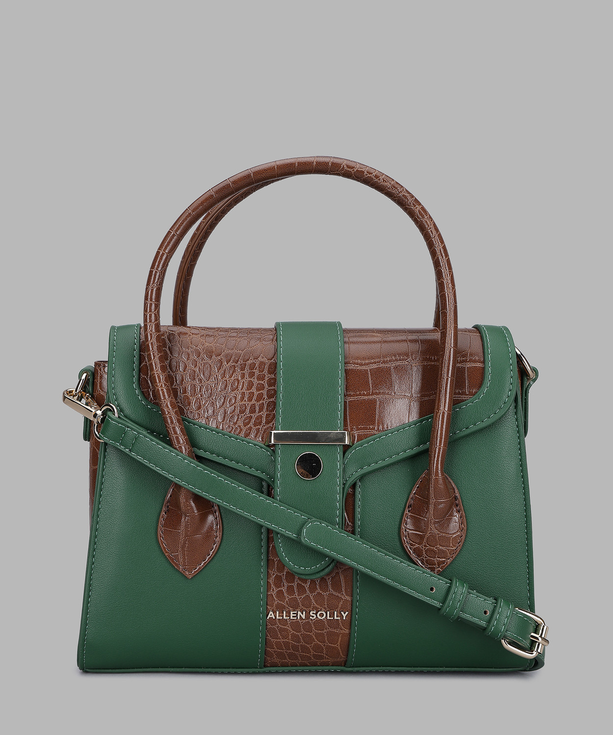 Image of Allen Solly Women Green Satchel