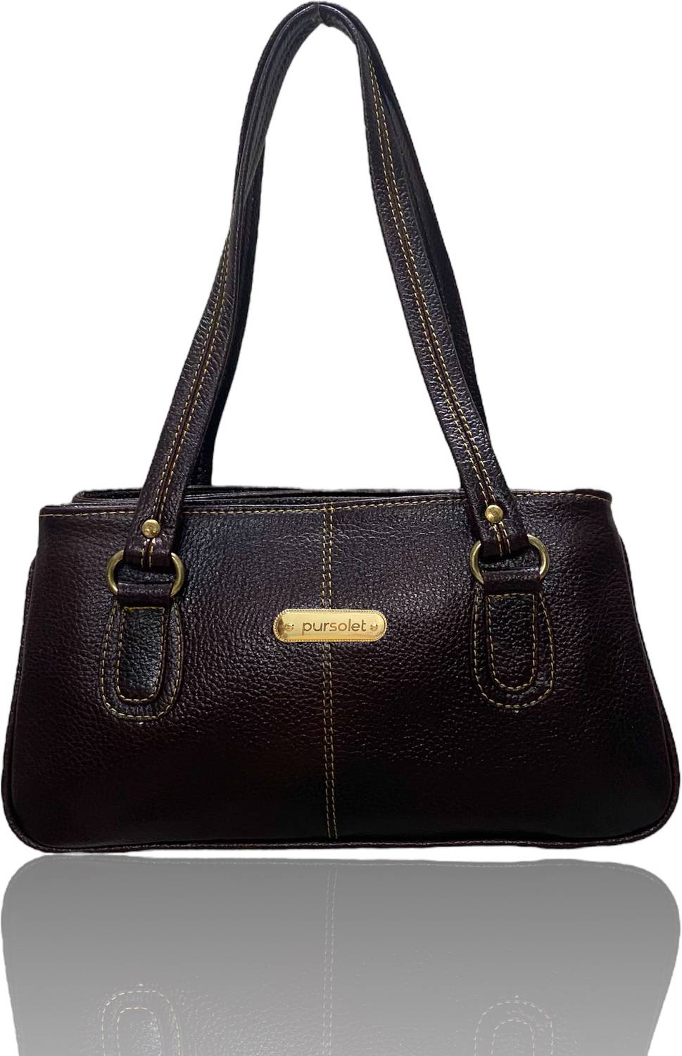 Pursolet Women Brown Handbag