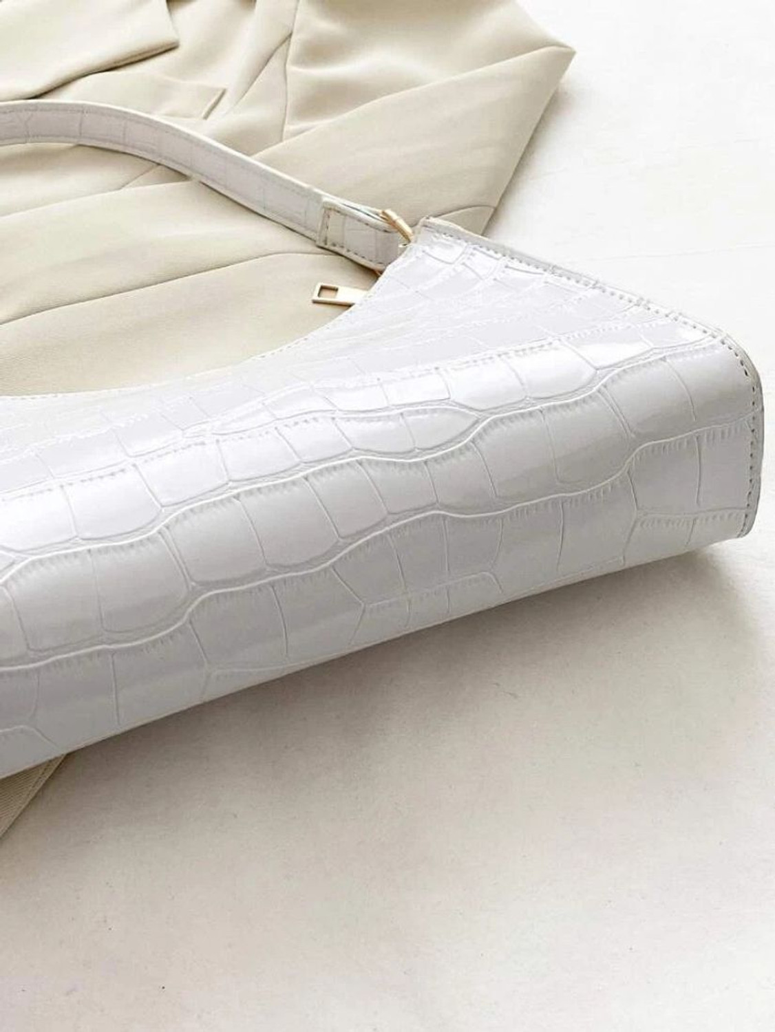 Image of LSTYLE Women White Handbag