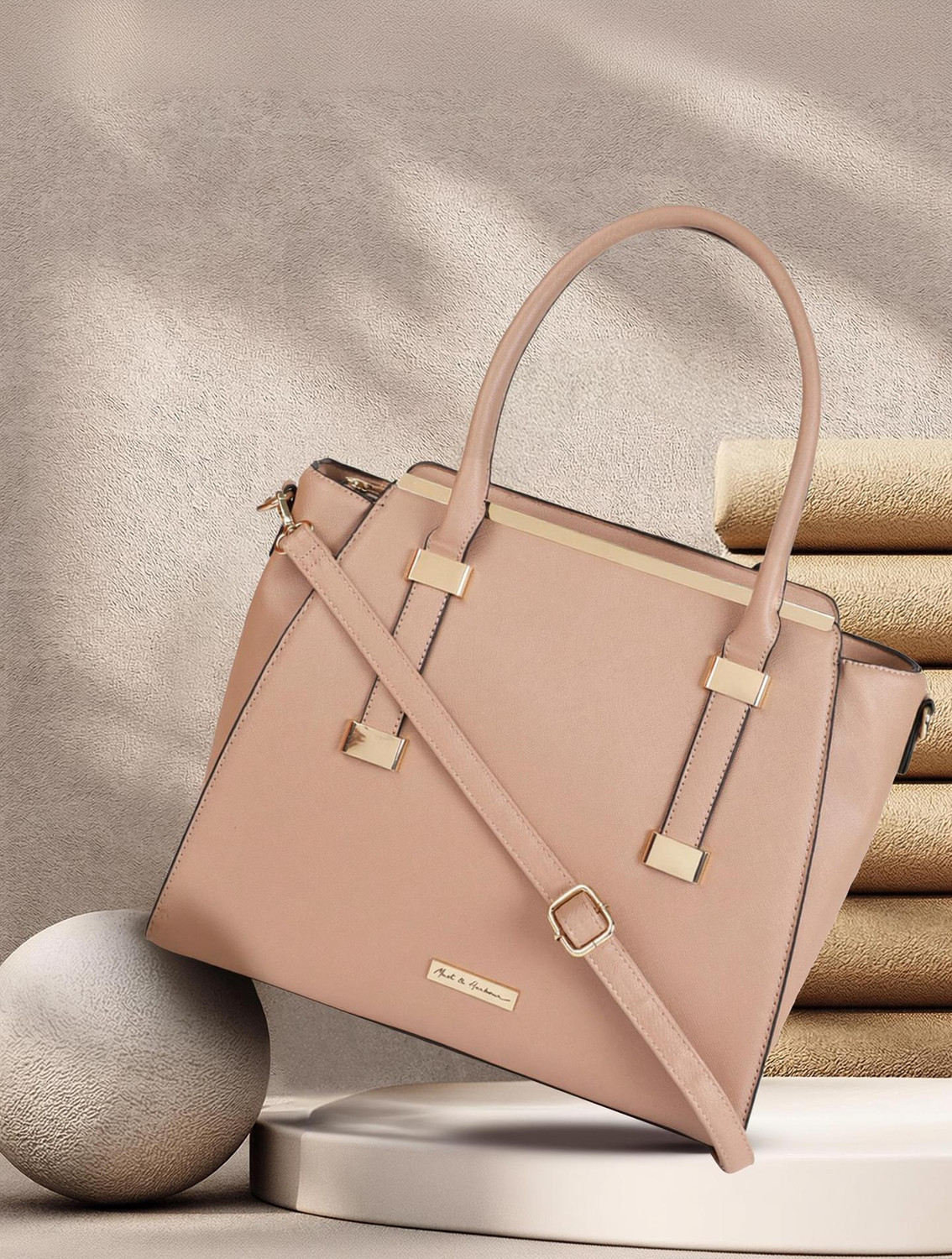 Image of Mast & Harbour Women Pink Shoulder Bag