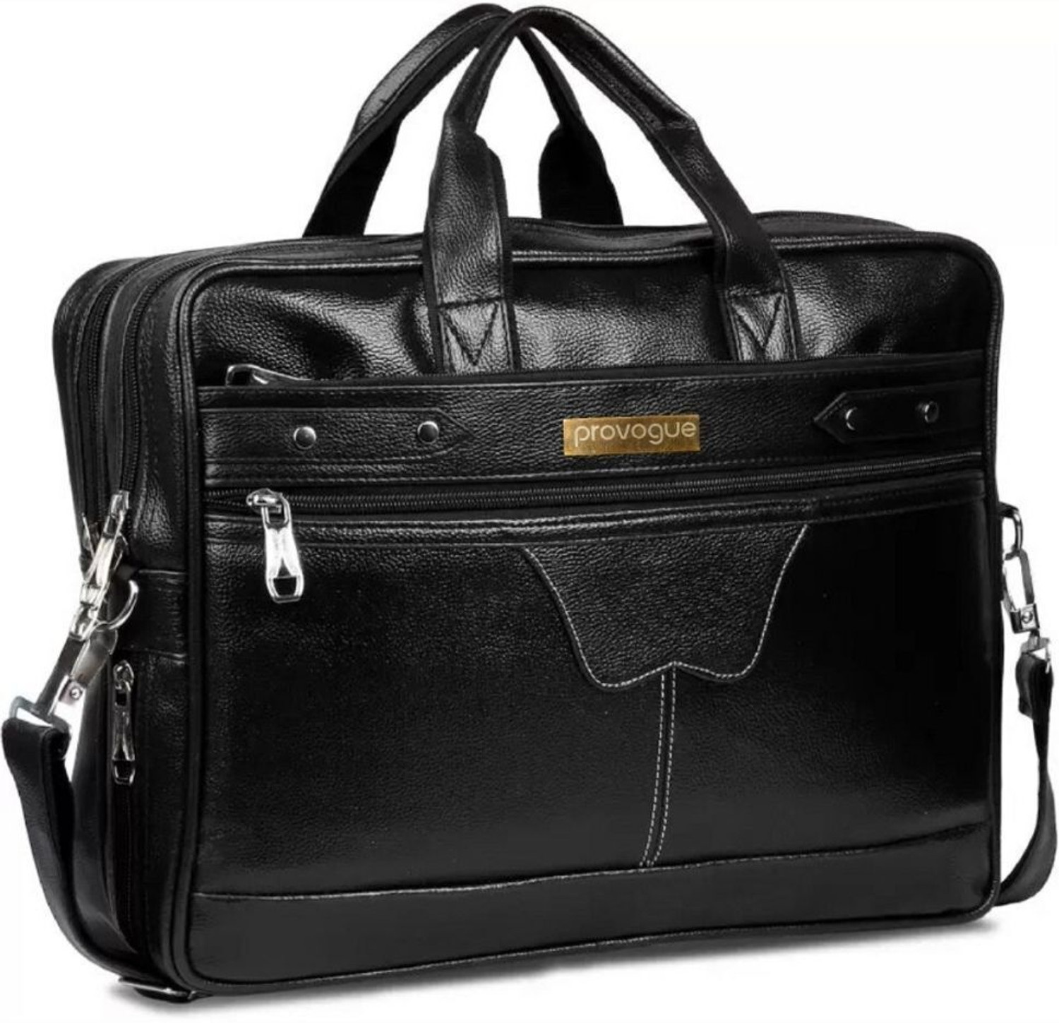 Image of PROVOGUE Men & Women Black Messenger Bag