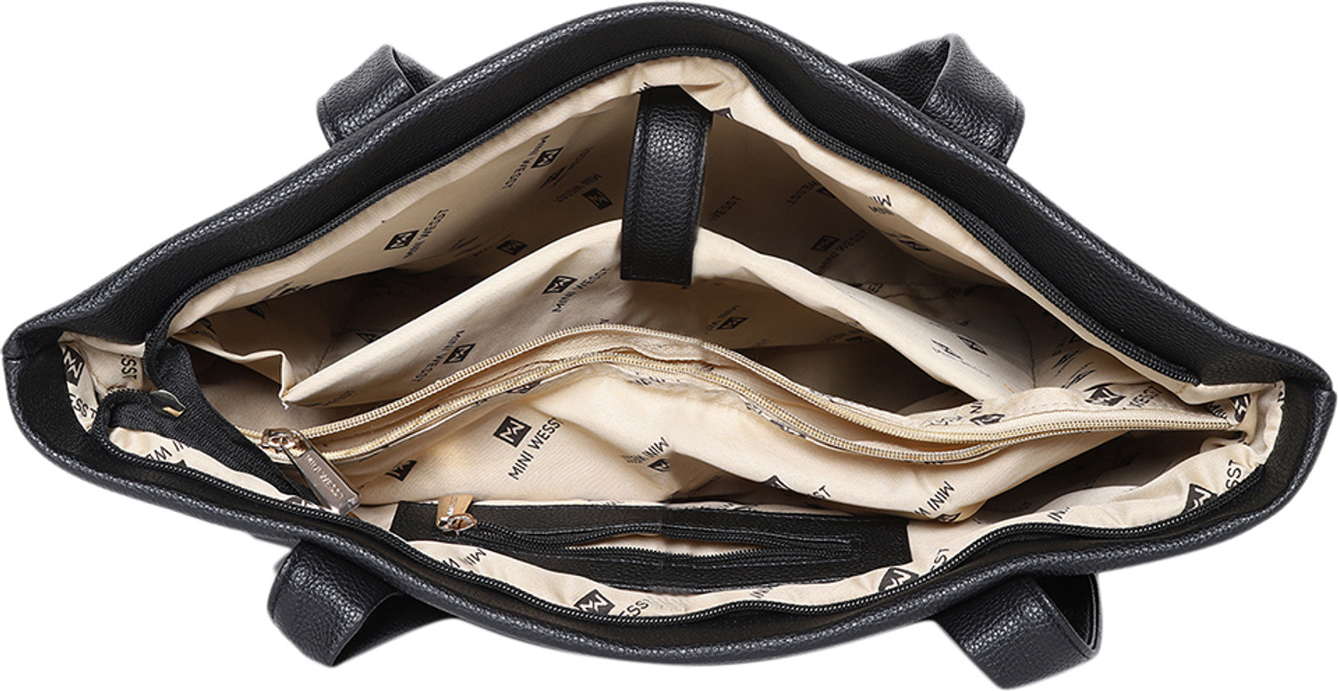 Image of MiniWesst Women Black Tote