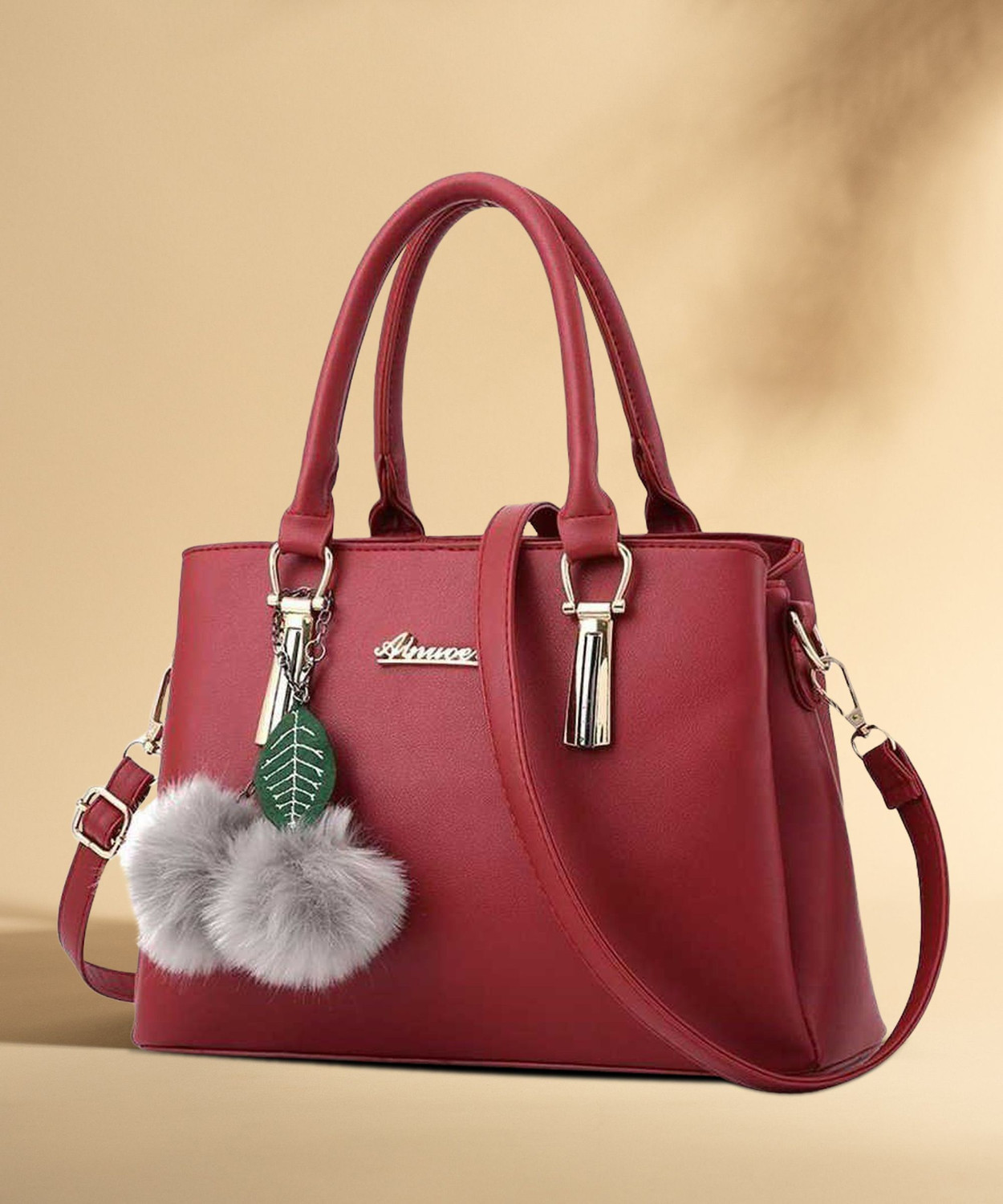 Image of ARK FASHION Women Maroon Handbag