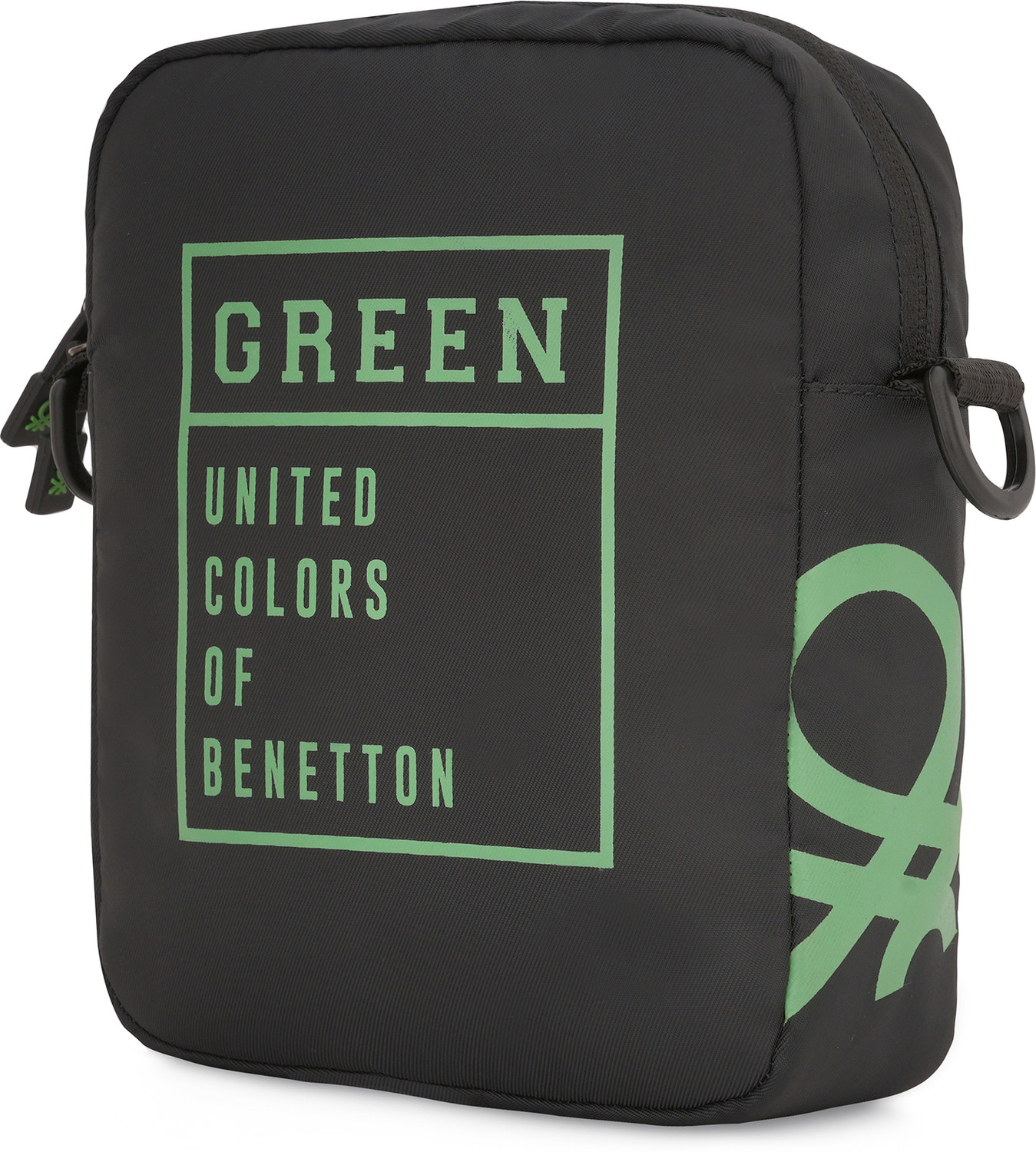 Image of United Colors of Benetton Black Men & Women Messenger Bag Tropea