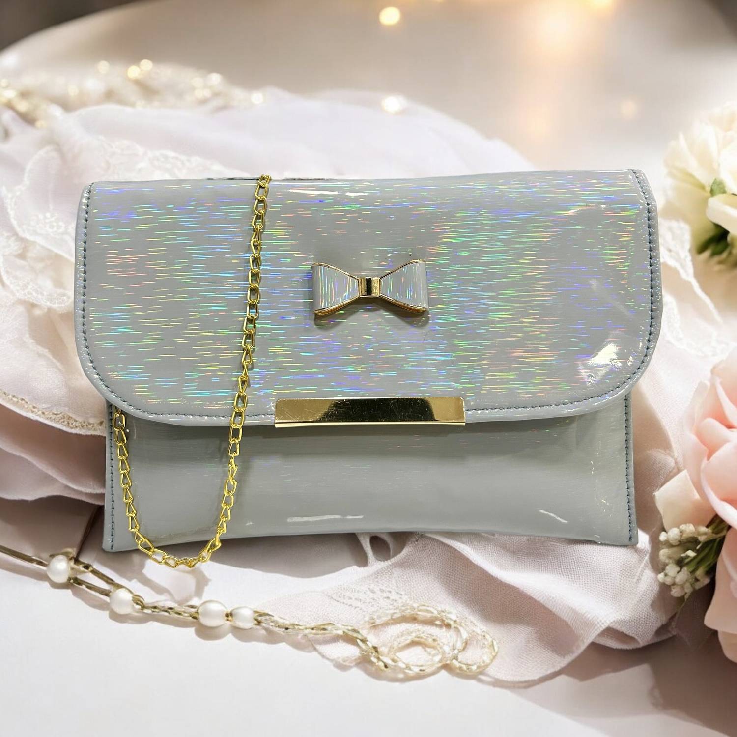 Carissa Women Grey Handbag