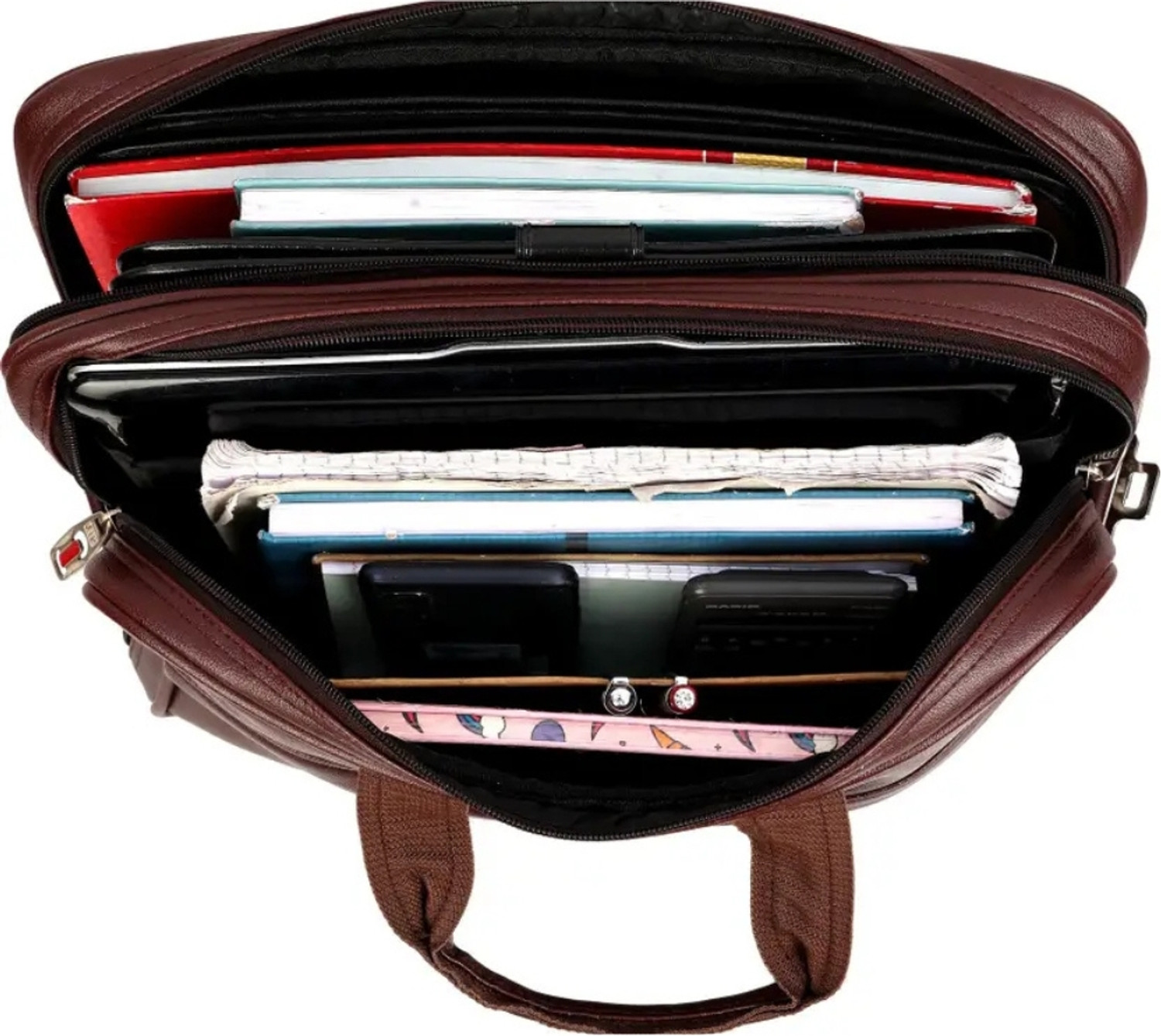 Image of PROVOGUE Men & Women Brown Messenger Bag