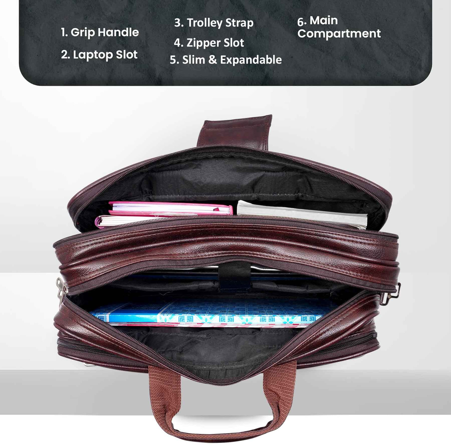 Image of IMPEX Men & Women Brown Messenger Bag