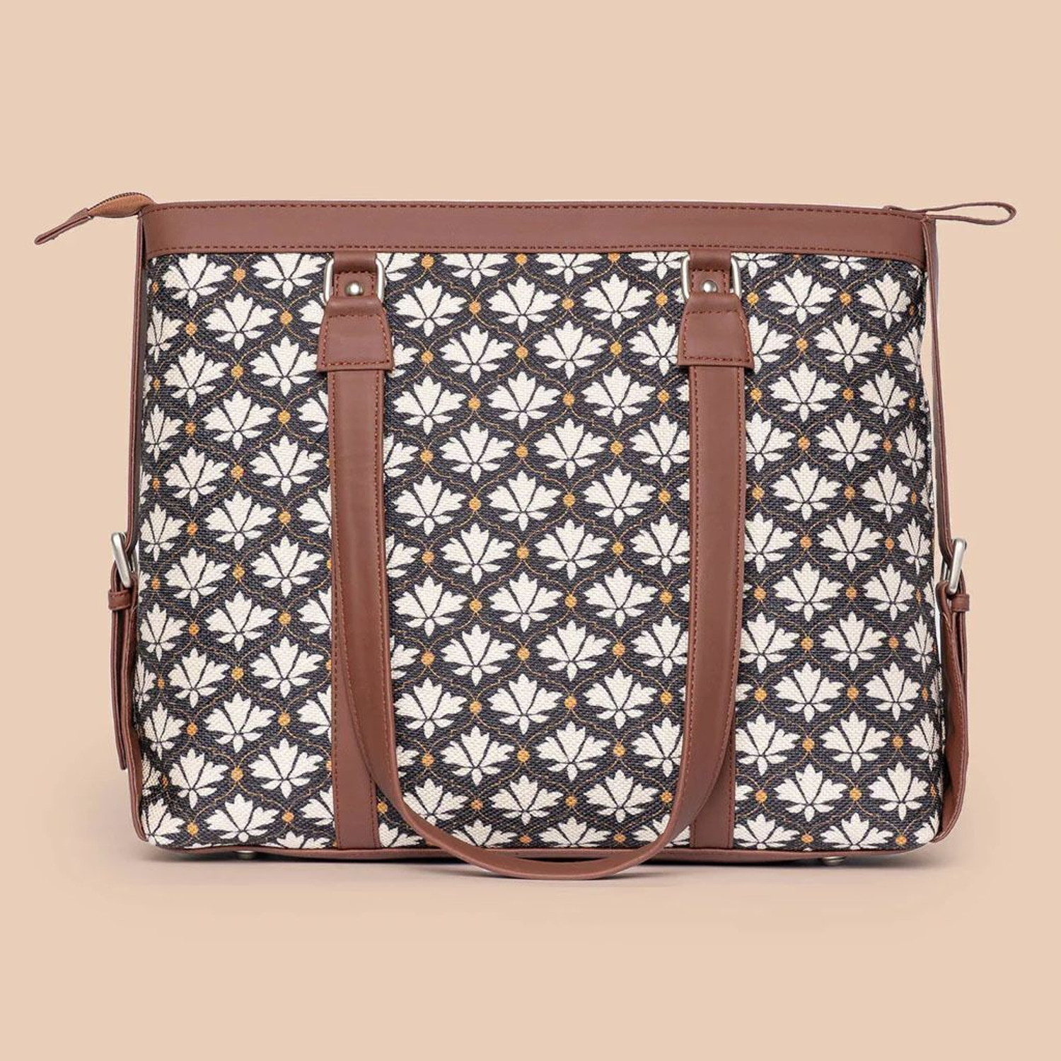 Image of Parisal Women Brown, Yellow, Black Handbag