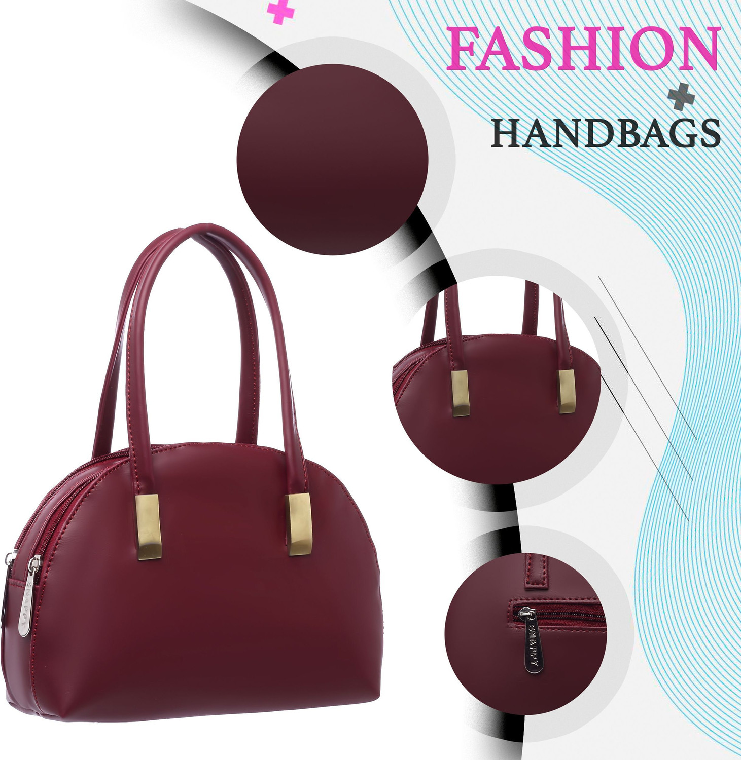 Image of house of common Women Maroon Shoulder Bag