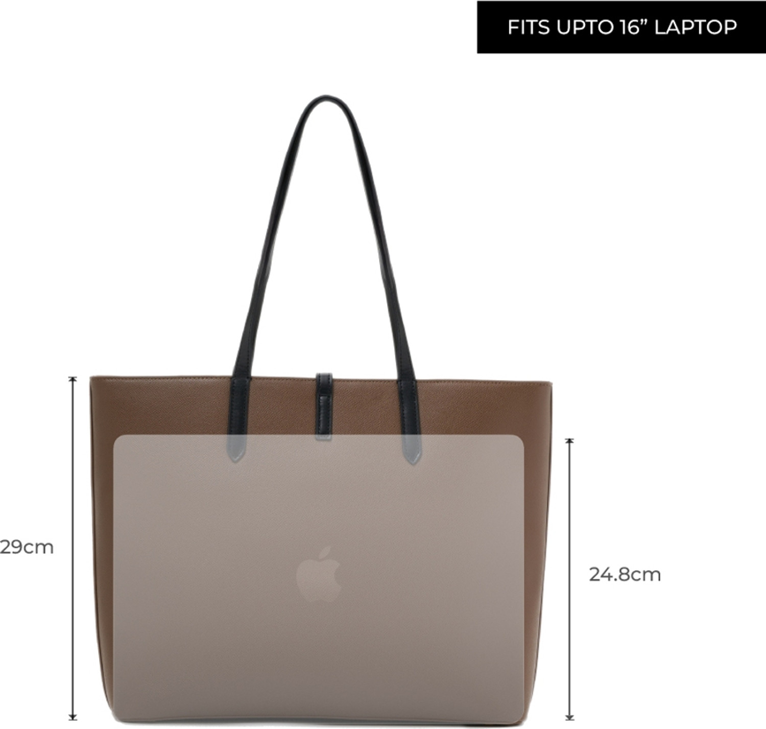 Image of Miraggio Women Brown Tote