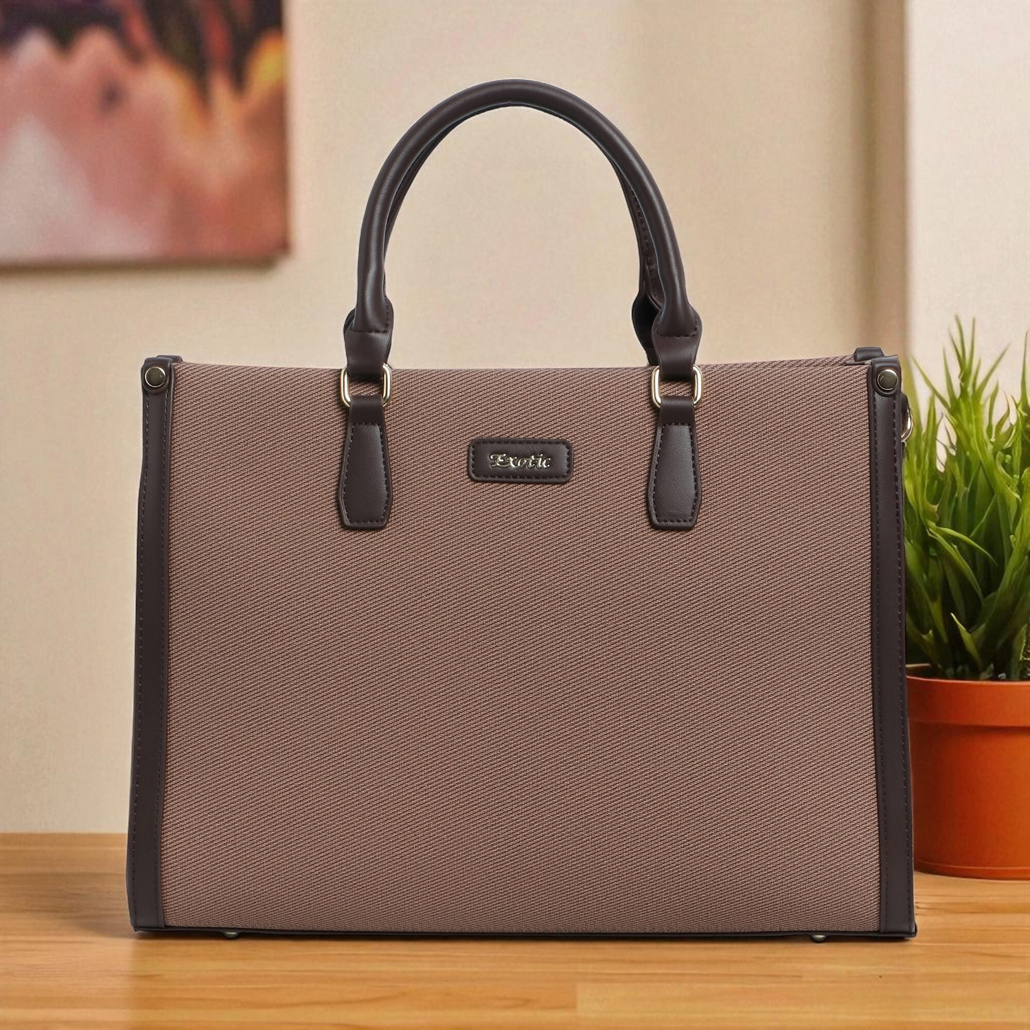Image of Exotic Women Brown Tote