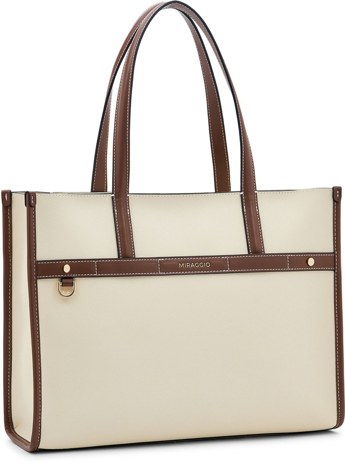 Image of Miraggio Women Brown Tote