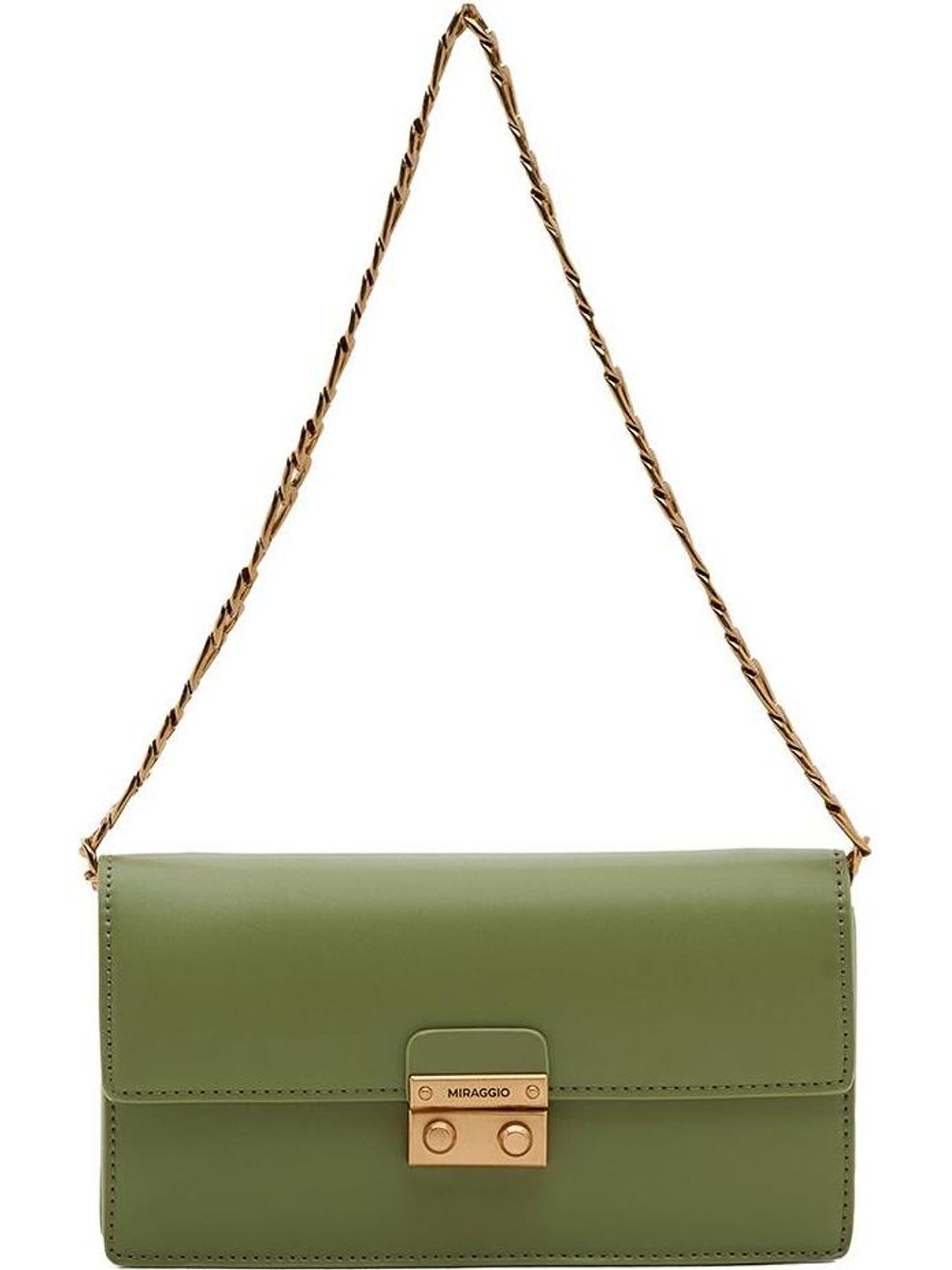 Image of Miraggio Green Women Sling Bag Sammy Shoulder Bag