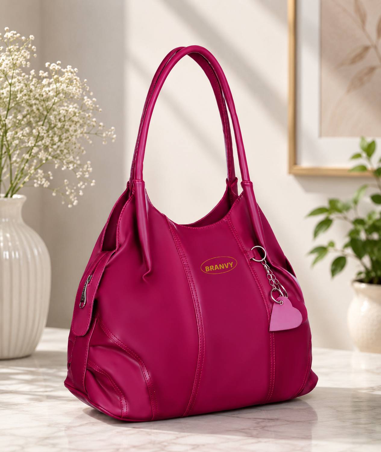 BRANVY Women Maroon Shoulder Bag