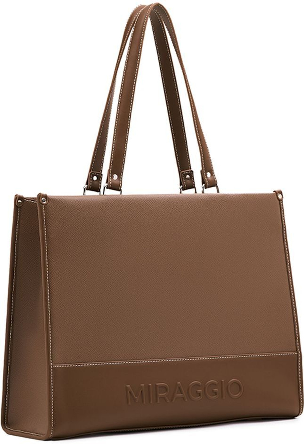 Image of Miraggio Women Brown Tote