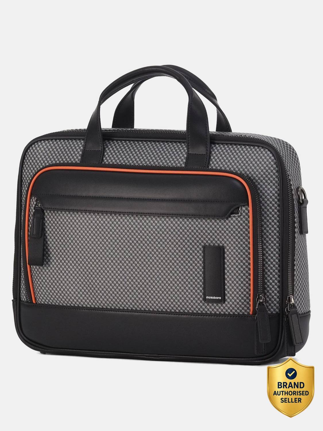 Mokobara Black, Grey Messenger Bag - Image 1
