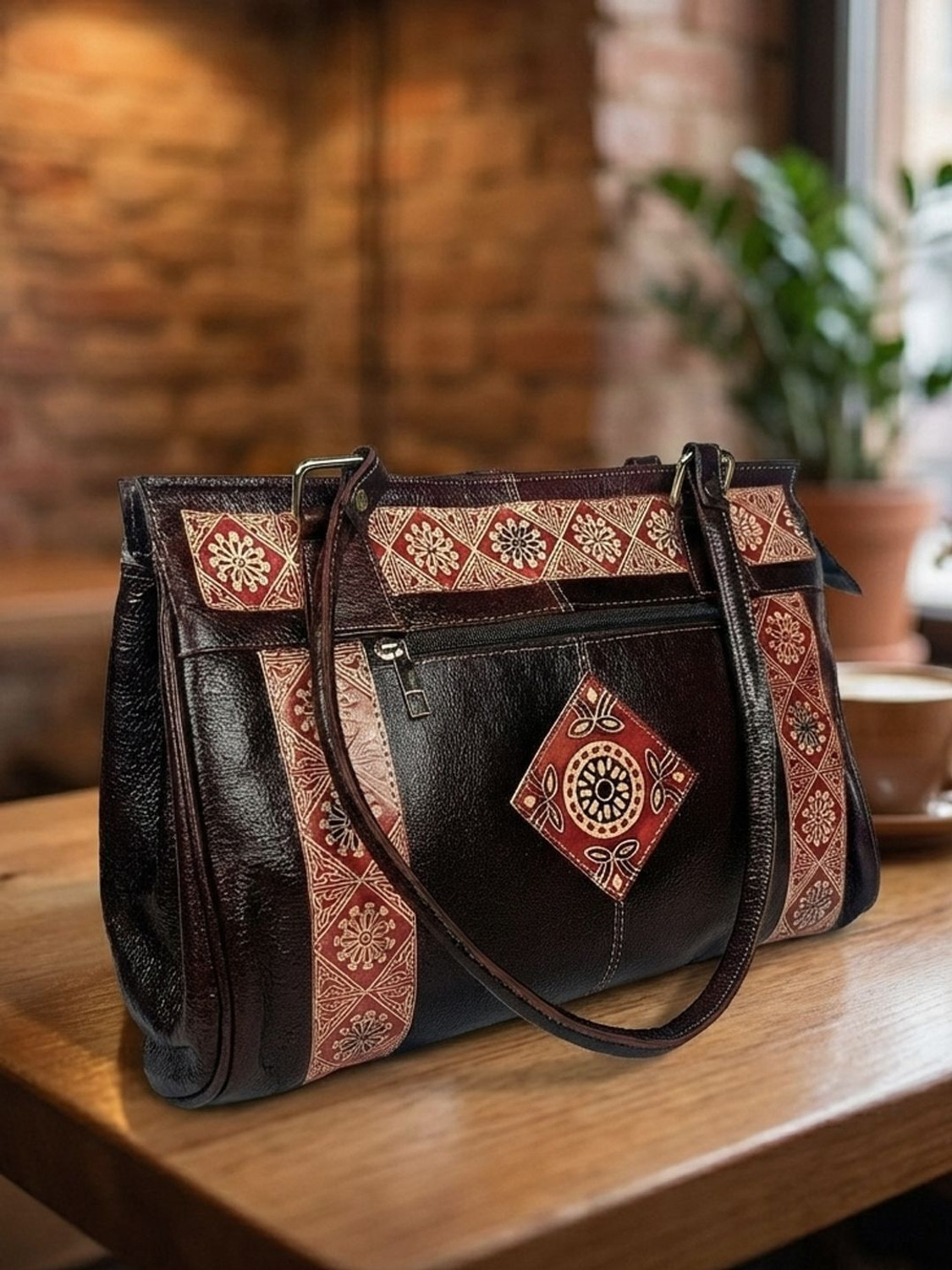 Image of Crazy Flame Women Brown Shoulder Bag