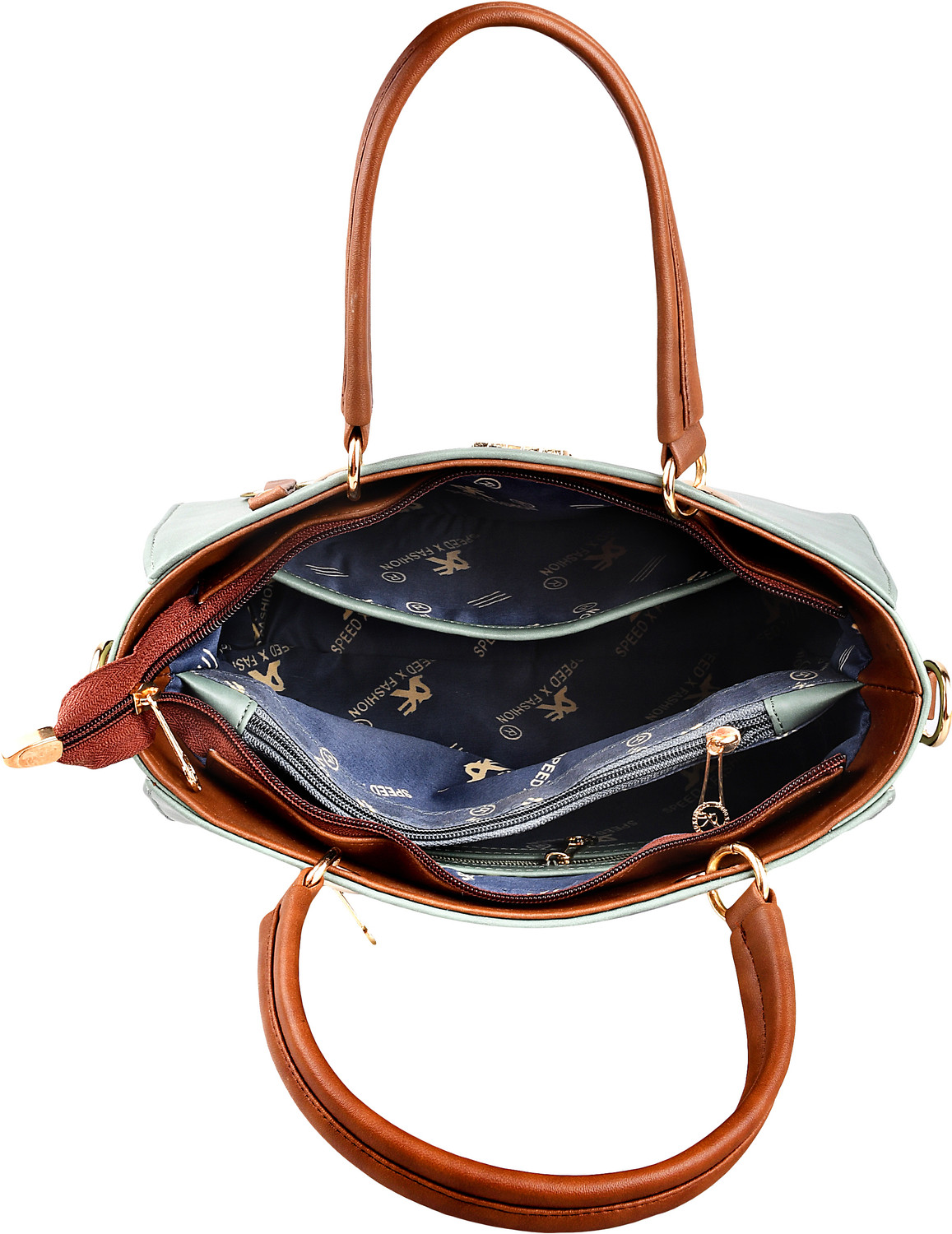 Image of SXF SPEED X FASHION Women Green Sling Bag