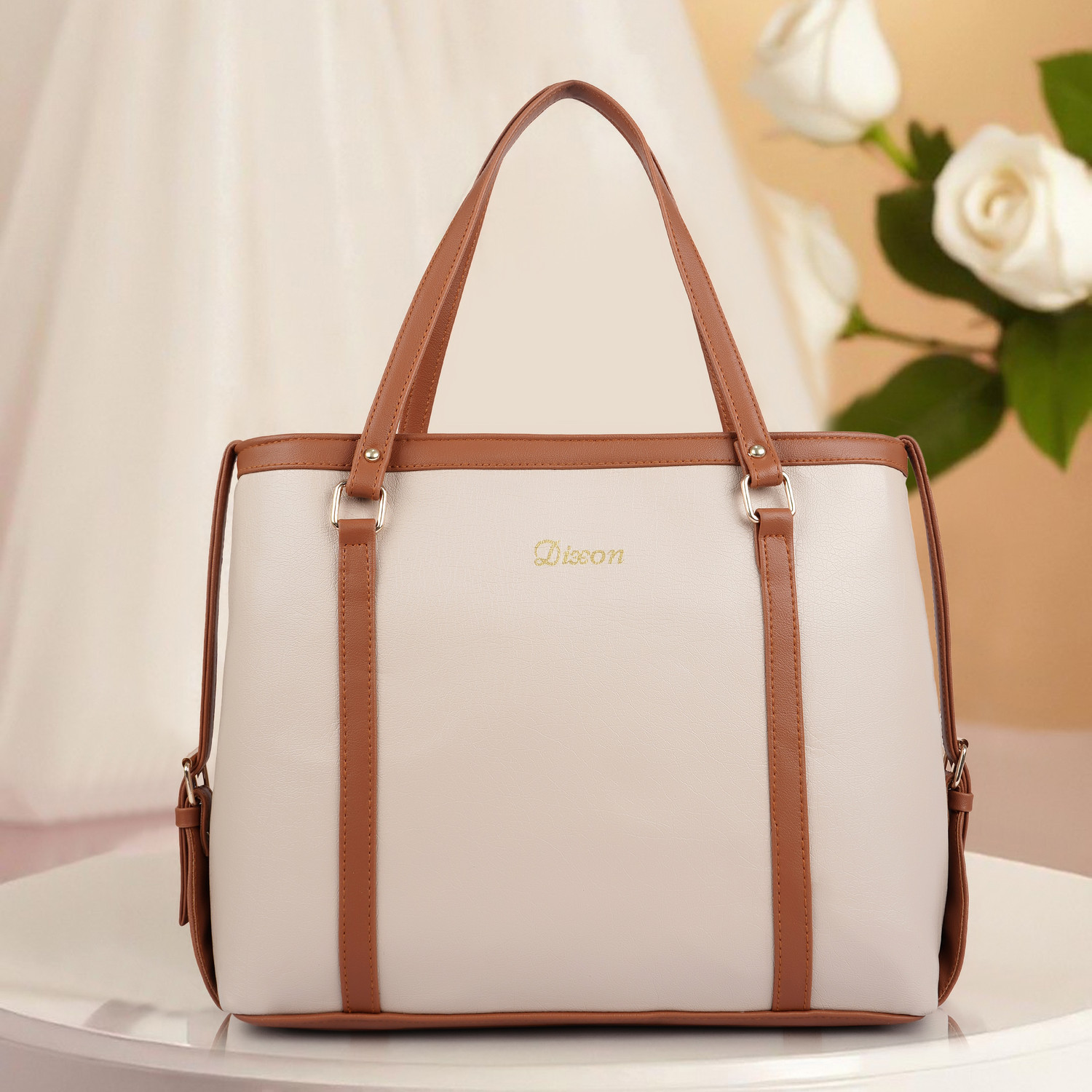 Image of DIXON Women Beige Tote