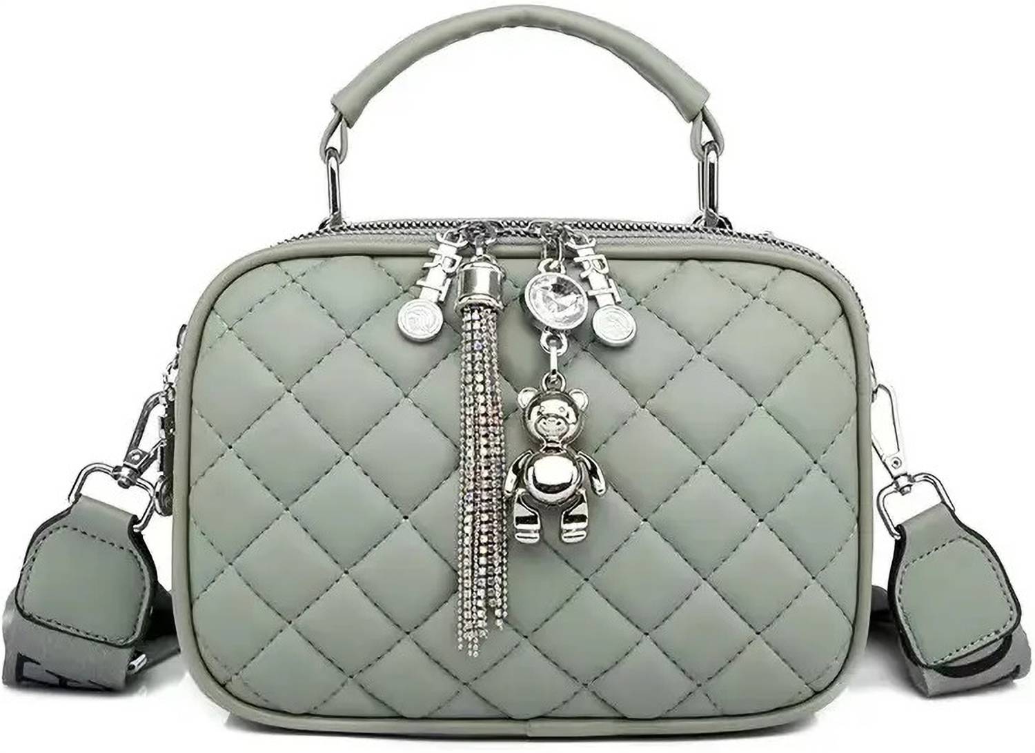 BATCAT Women Green Satchel