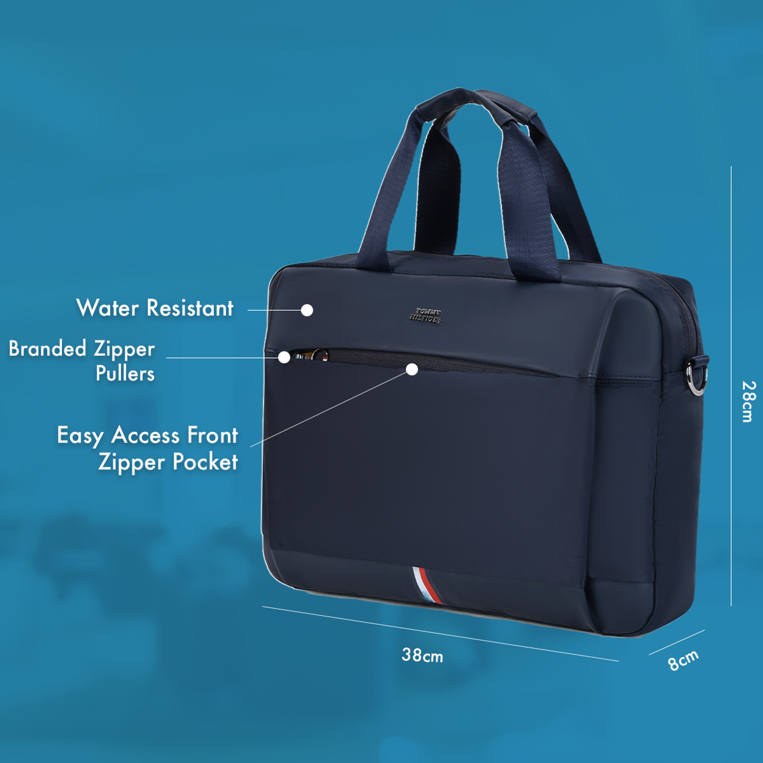 Image of TOMMY HILFIGER Men & Women Blue Messenger Bag