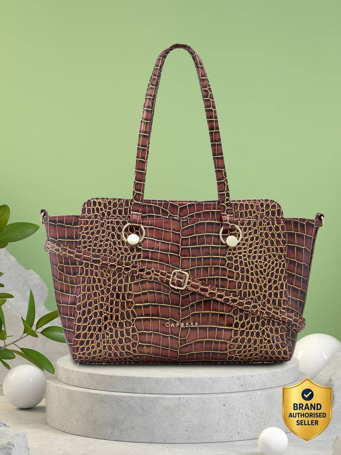 Caprese Women Brown Satchel