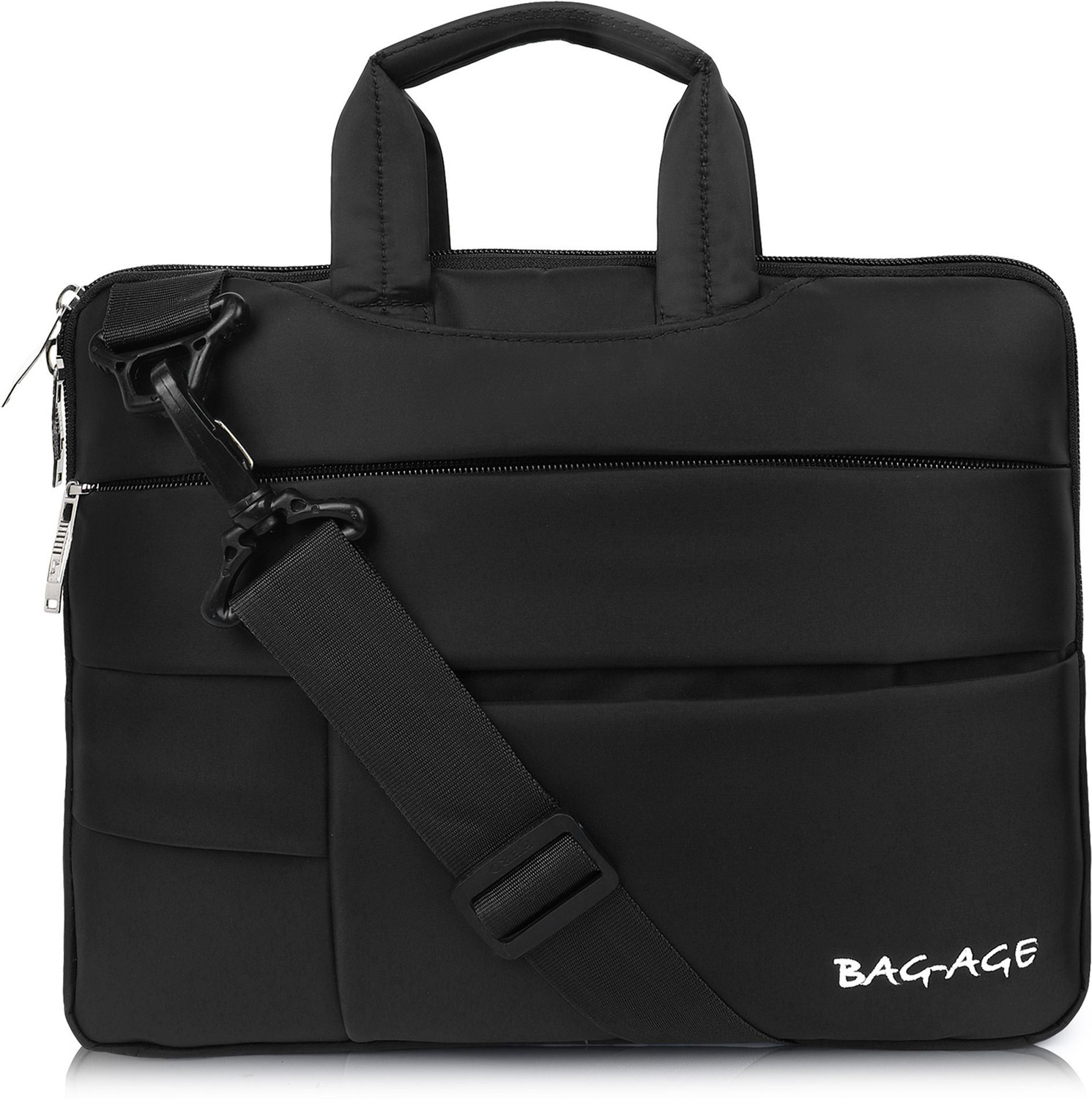 Image of BAG-AGE Men & Women Black Messenger Bag