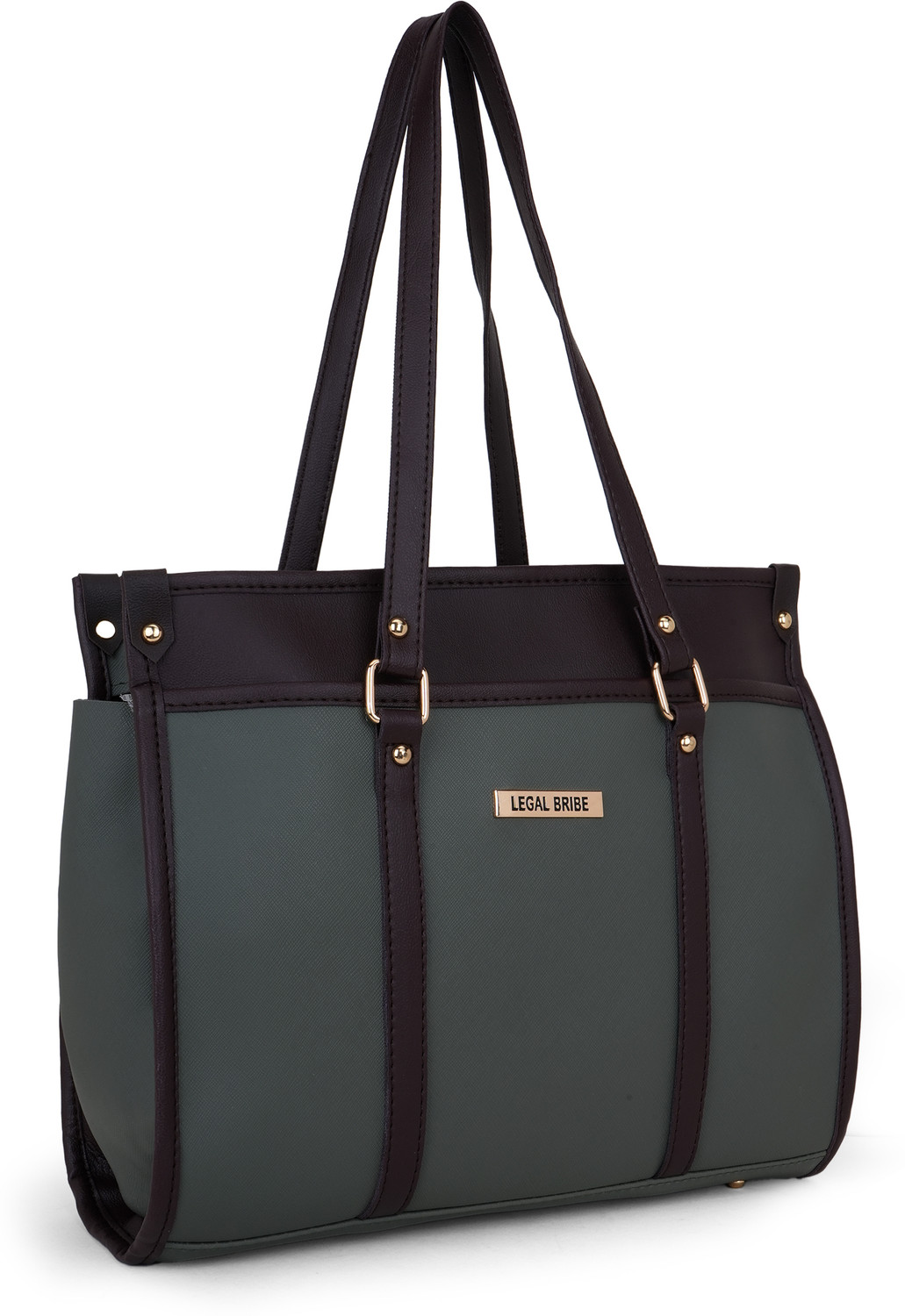 Image of LEGAL BRIBE Women Green Tote