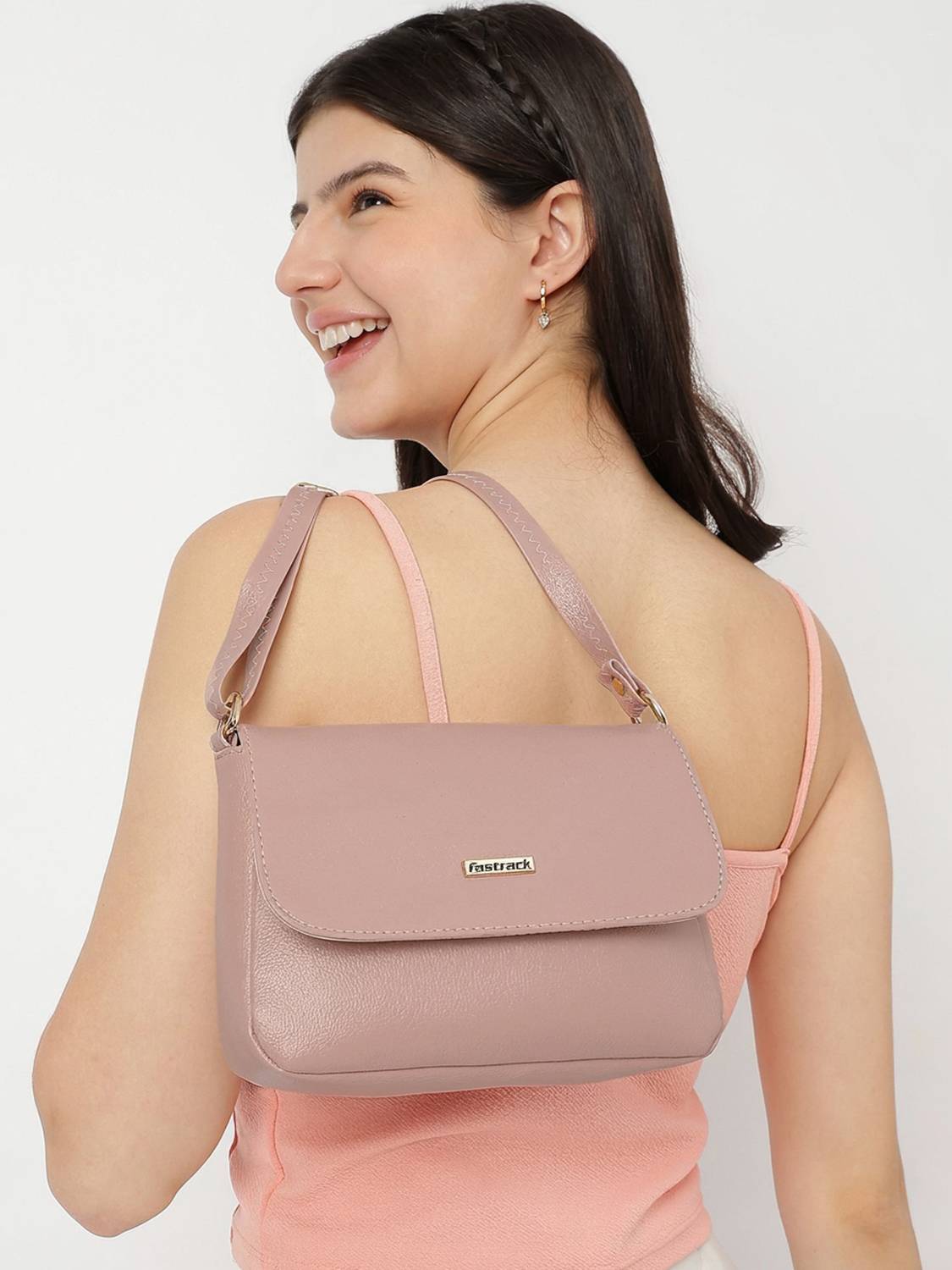 Women Pink Sling Bag - Image 3