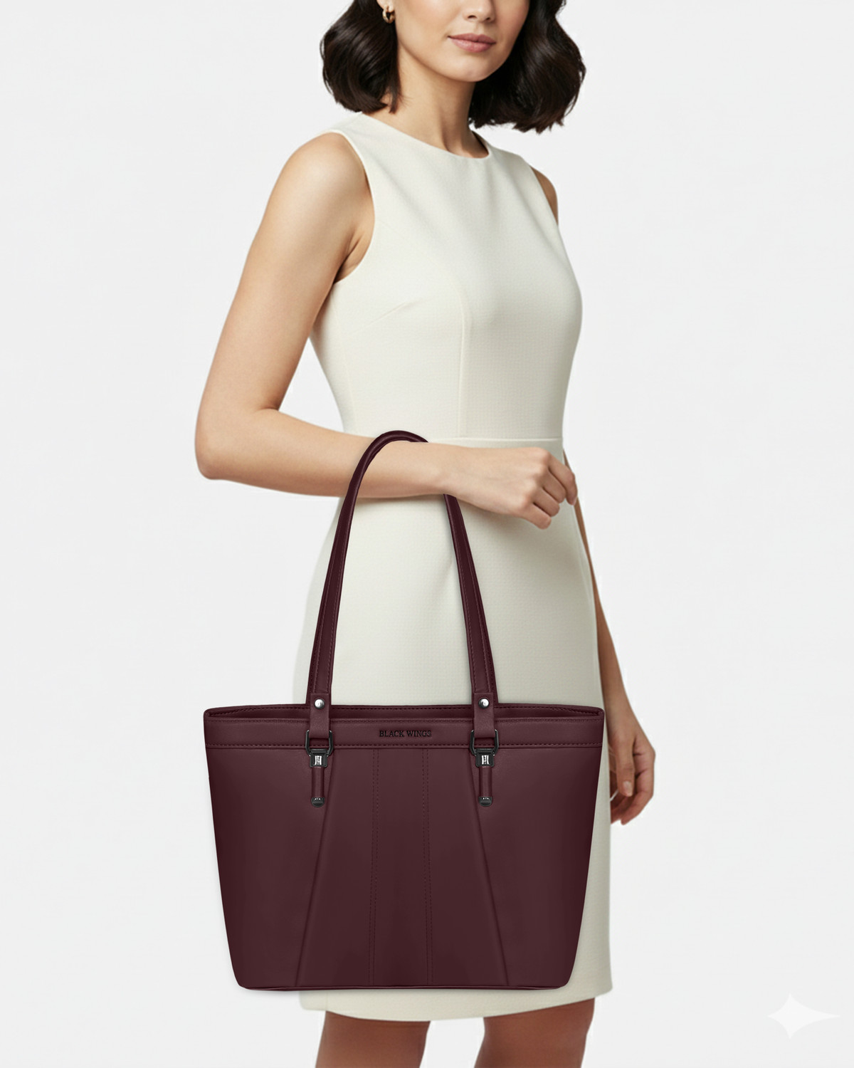 Image of Black Wings Women Brown Handbag