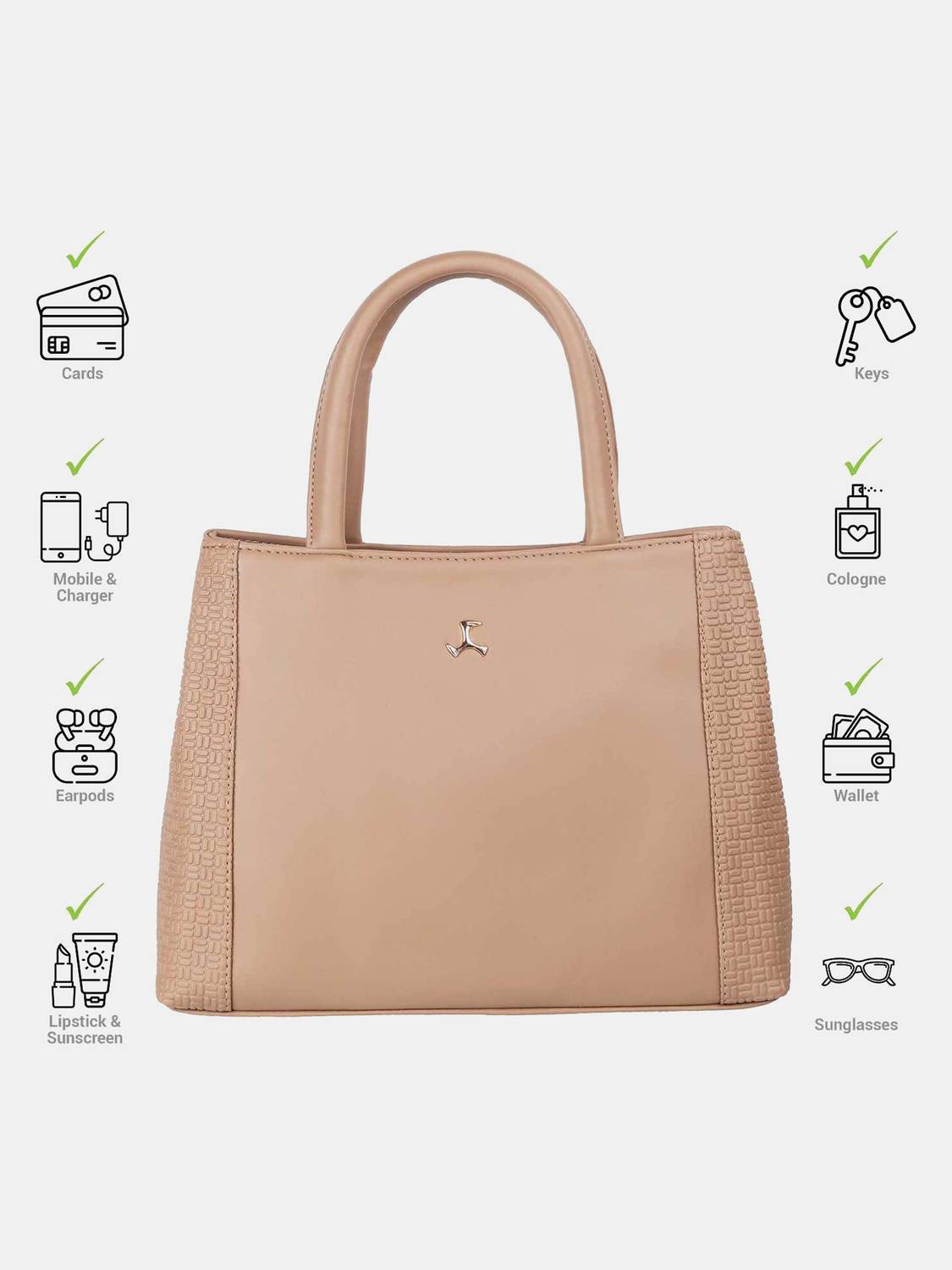MOCHI Women Beige Shoulder Bag - Image 5