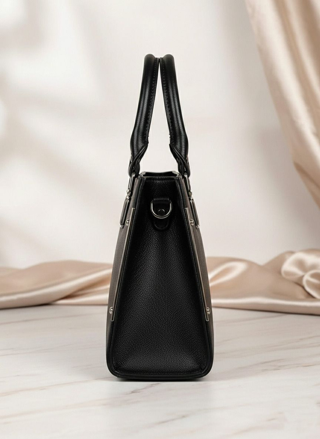Image of Apro Women Black Hand-held Bag
