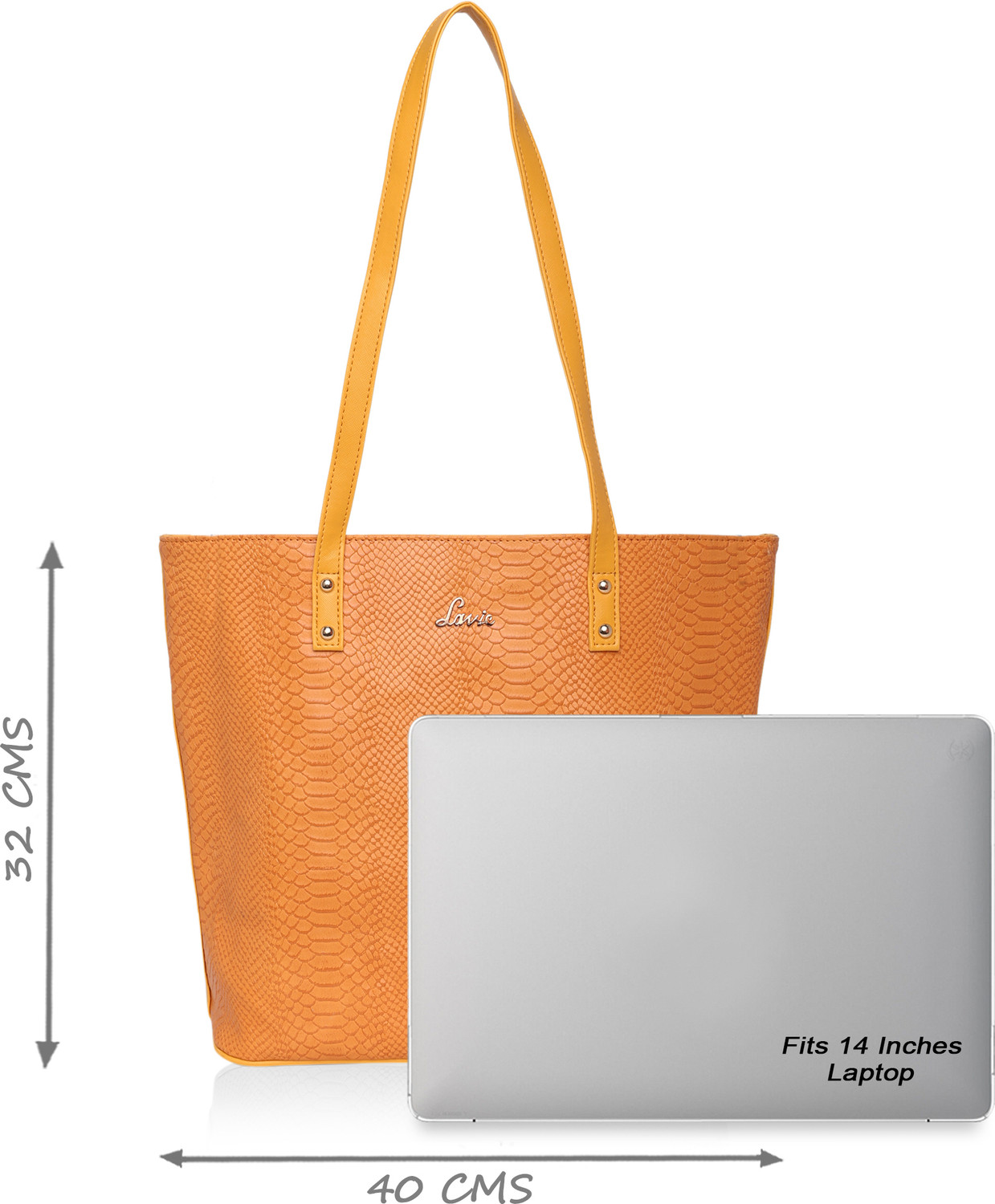 Image of LAVIE Women Yellow Tote