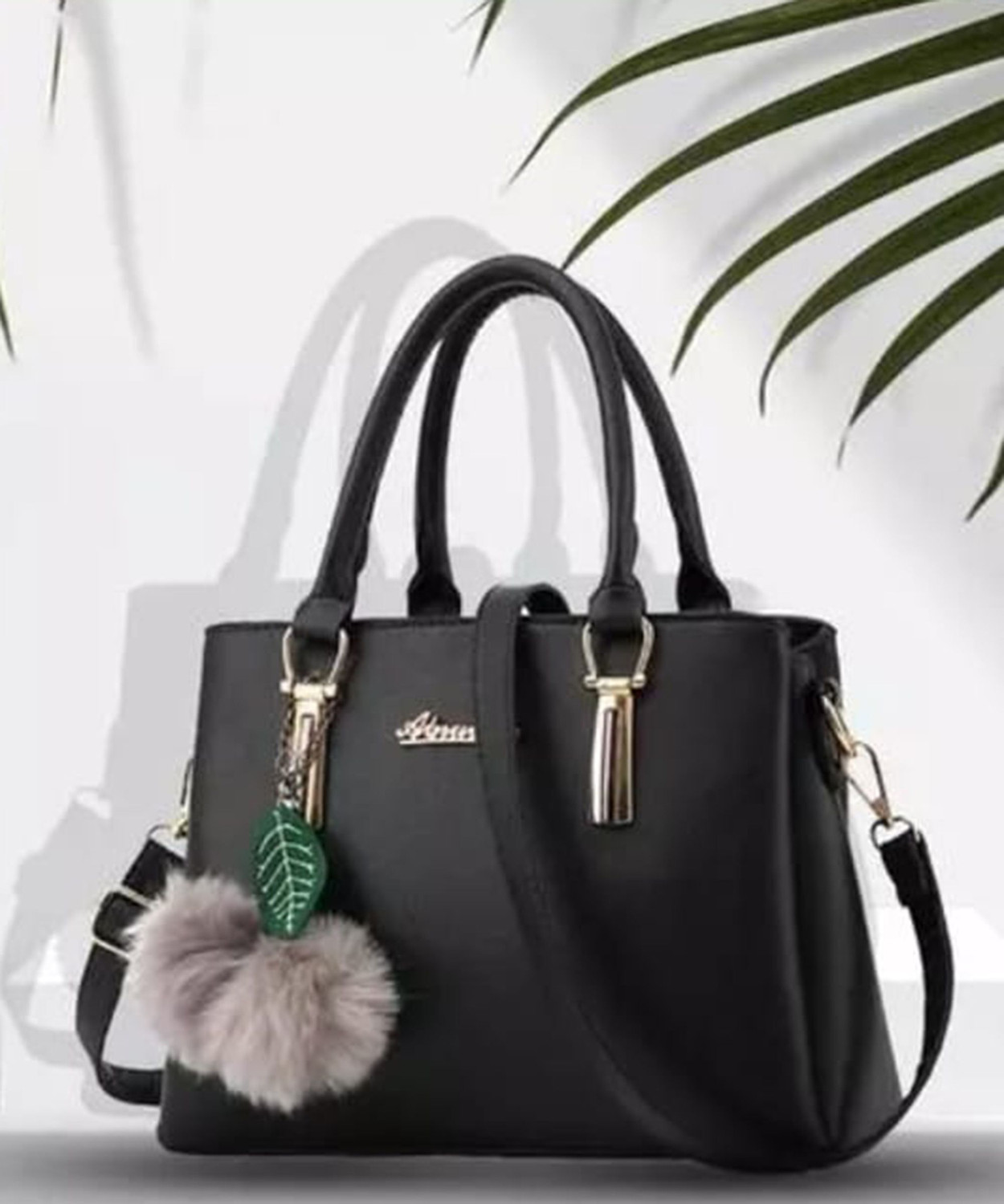 Image of ARK FASHION Women Black Handbag