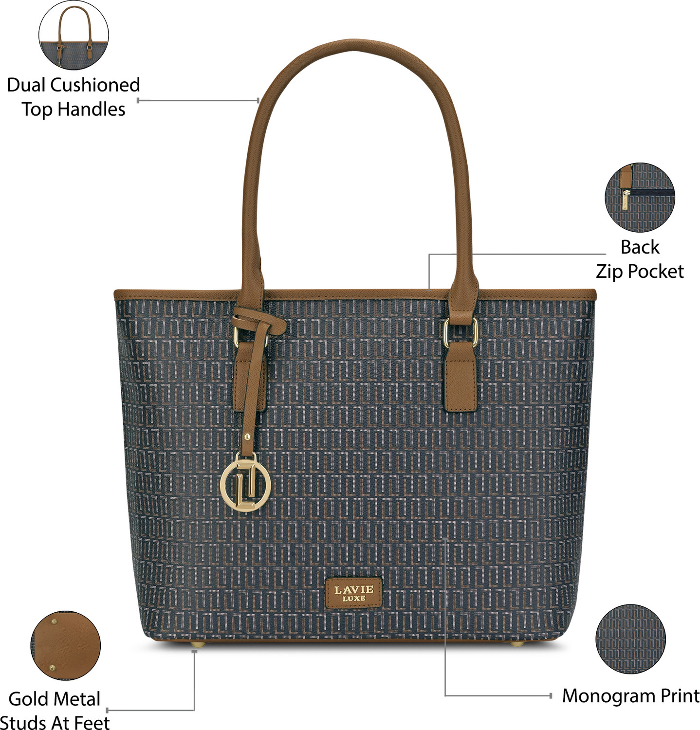 Image of Lavie Luxe Women Blue Handbag