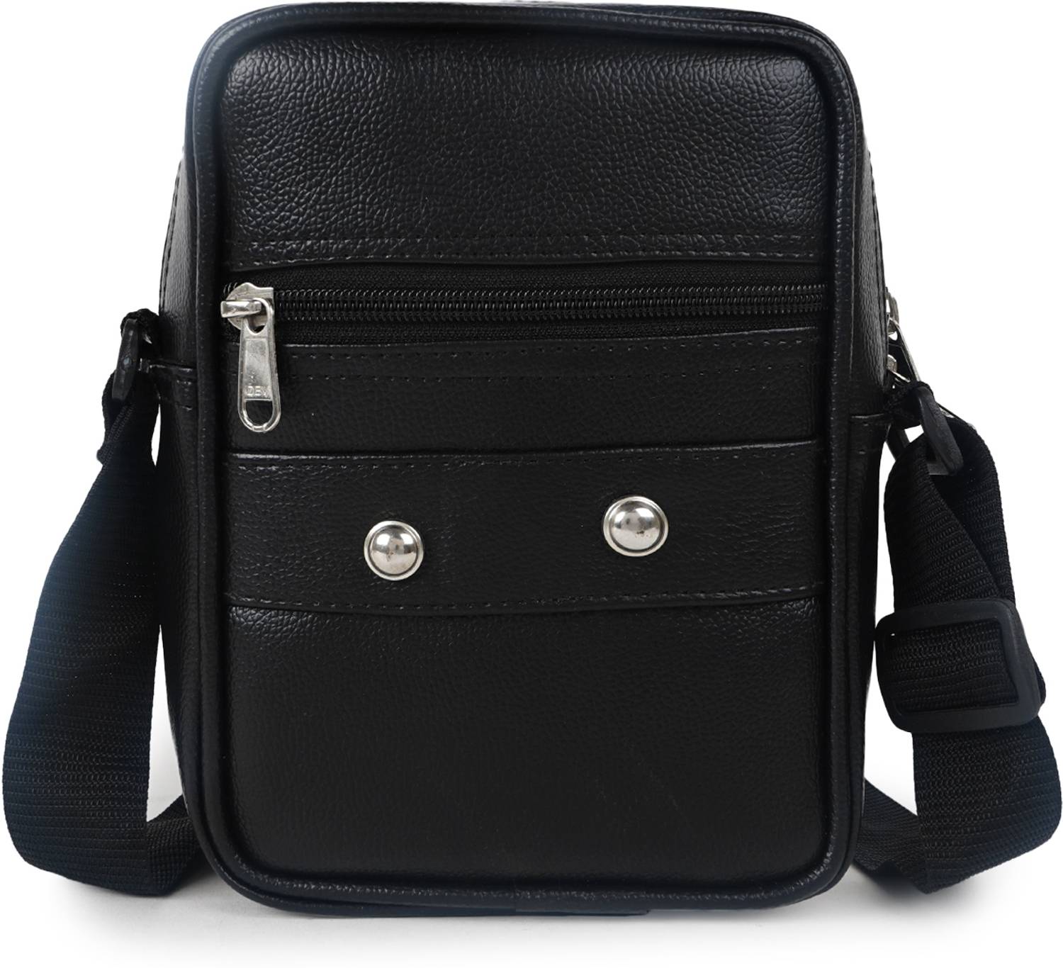 Alina Men Black Sling Bag