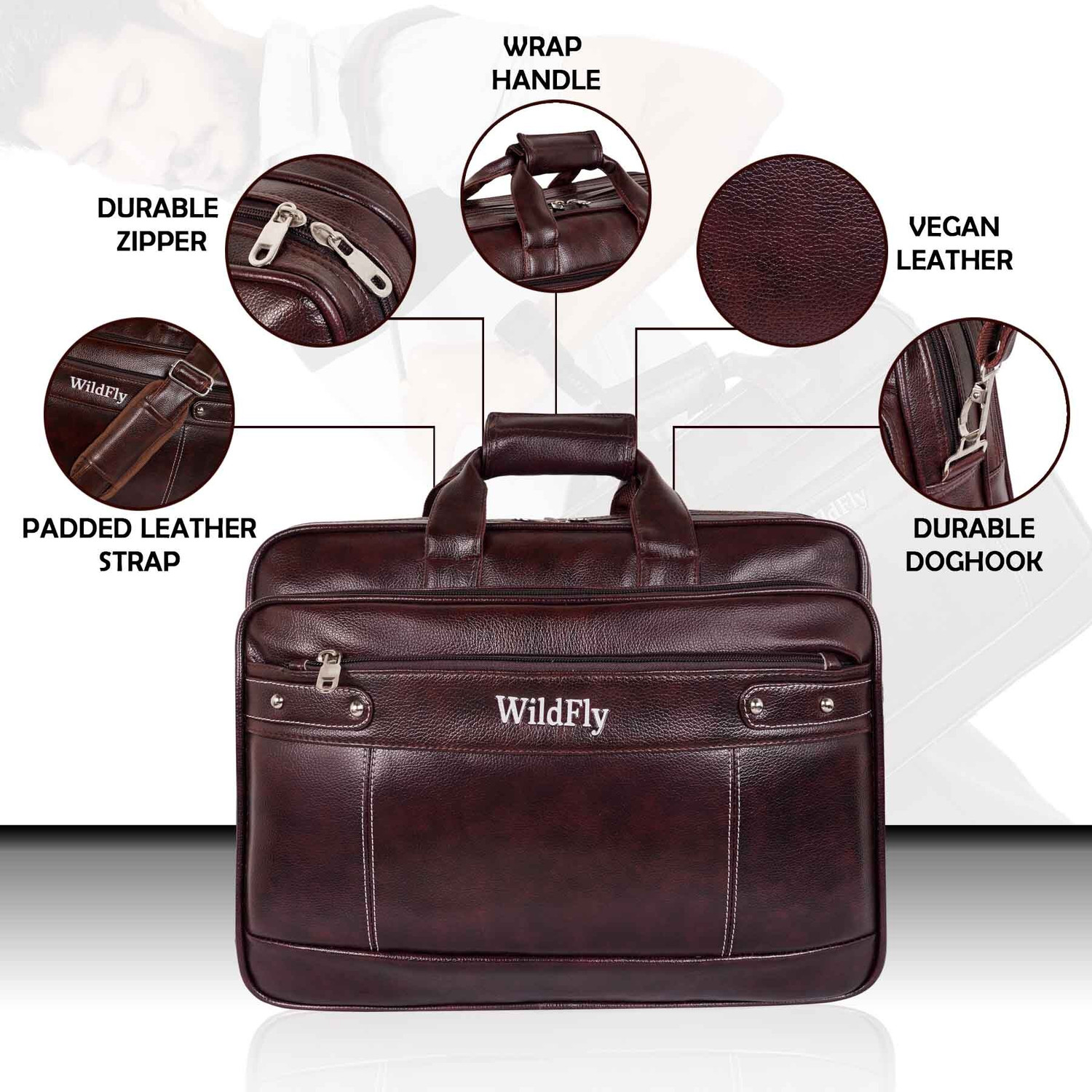 Image of IMPEX Men & Women Brown Messenger Bag