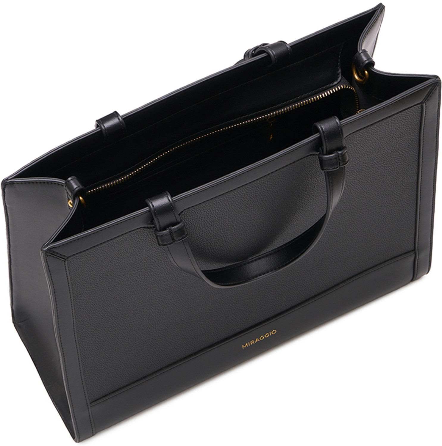 Image of Miraggio Women Black Tote
