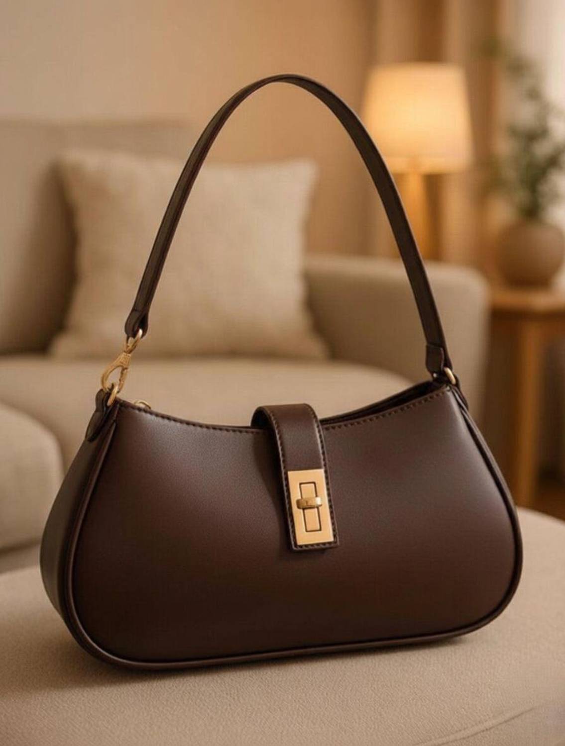 TIZARAT MAN Women Brown Shoulder Bag